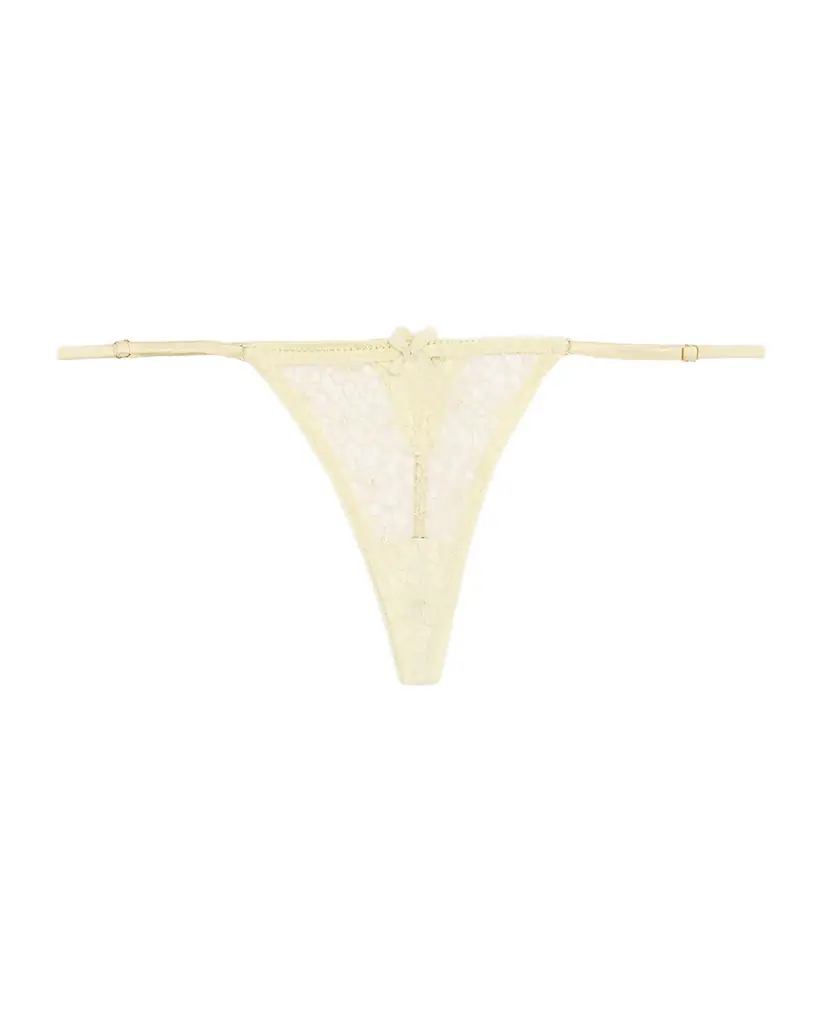 Kiki De Montparnasse Vinca Beaded Floral Lace G-String | Image 1 Kiki De Montparnasse Vinca Beaded Floral Lace G-String | Image 1