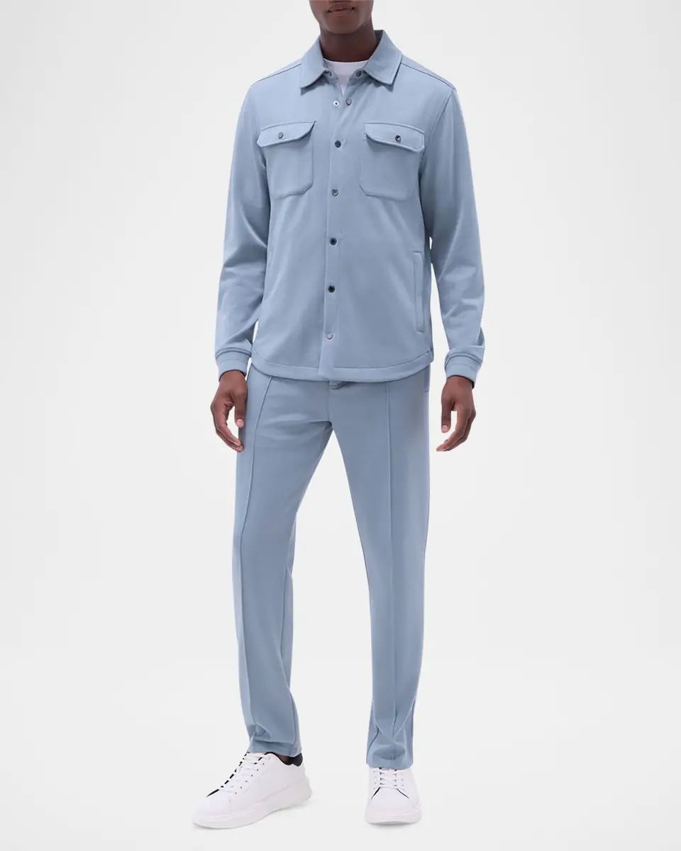 Bugatchi Men's Soft Knit Shirt Jacket | Thumbnail 2 Bugatchi Men's Soft Knit Shirt Jacket | Thumbnail 2