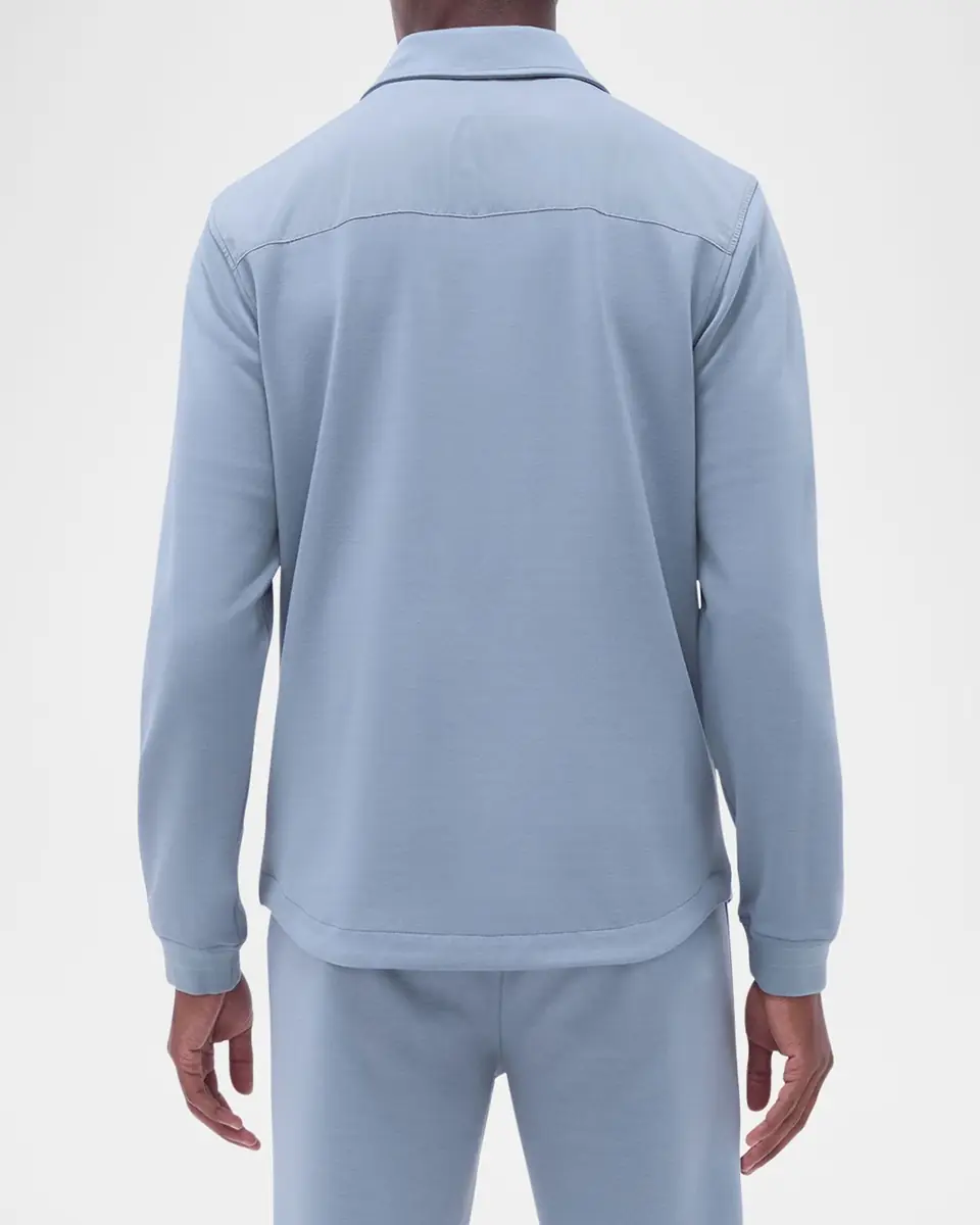 Bugatchi Men's Soft Knit Shirt Jacket | Thumbnail 3 Bugatchi Men's Soft Knit Shirt Jacket | Thumbnail 3