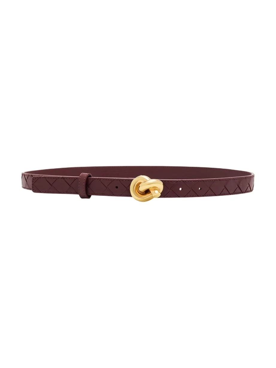 Intrecciato Leather Knot Belt Intrecciato Leather Knot Belt