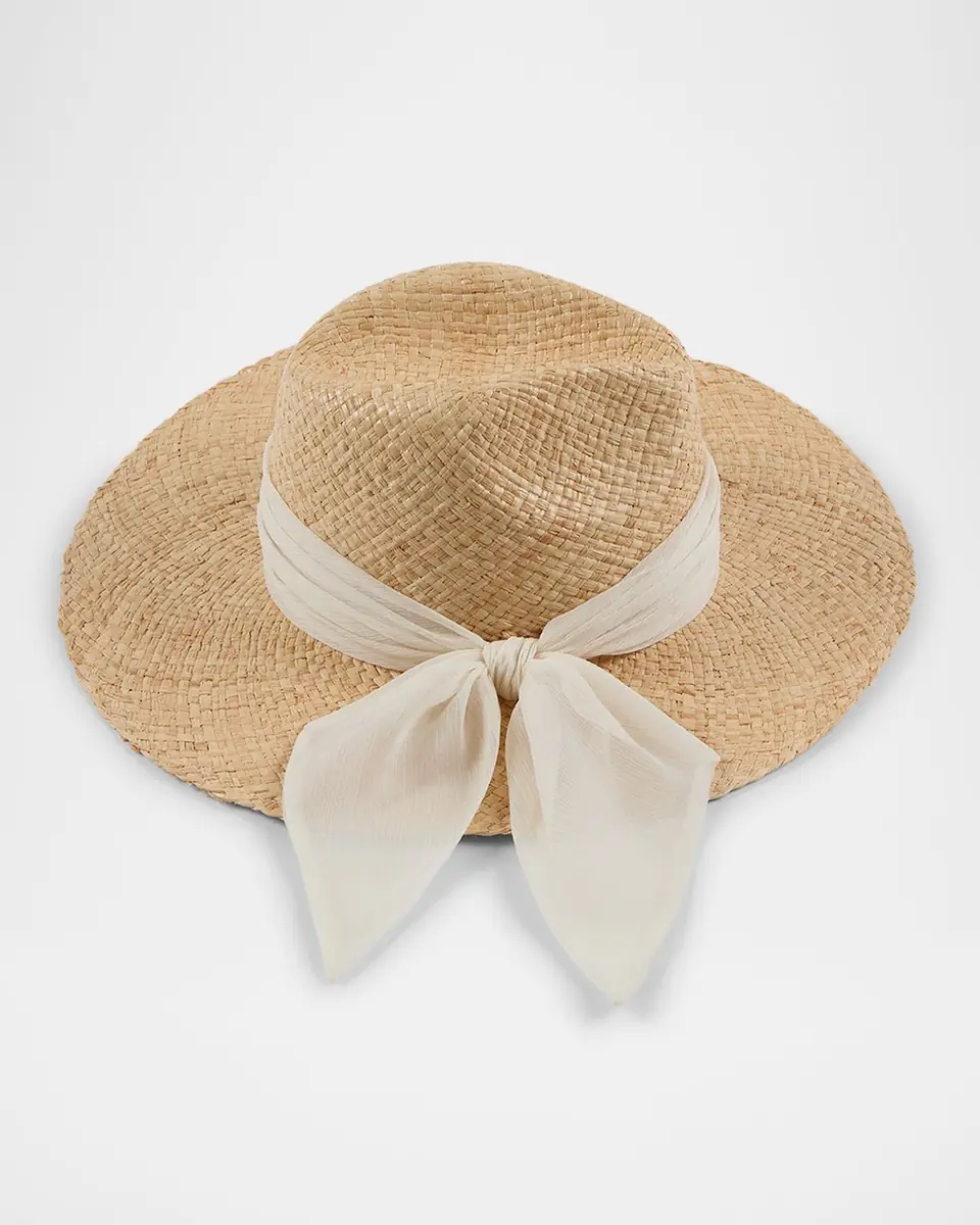 Eugenia Kim Emmanuelle Raffia Wide-Brim Fedora | Thumbnail 2