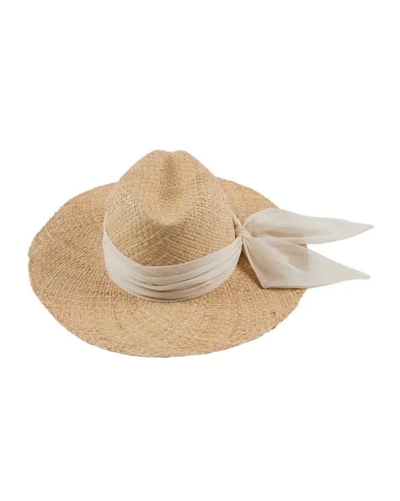 Eugenia Kim Emmanuelle Raffia Wide-Brim Fedora | Image 1 Eugenia Kim Emmanuelle Raffia Wide-Brim Fedora | Image 1