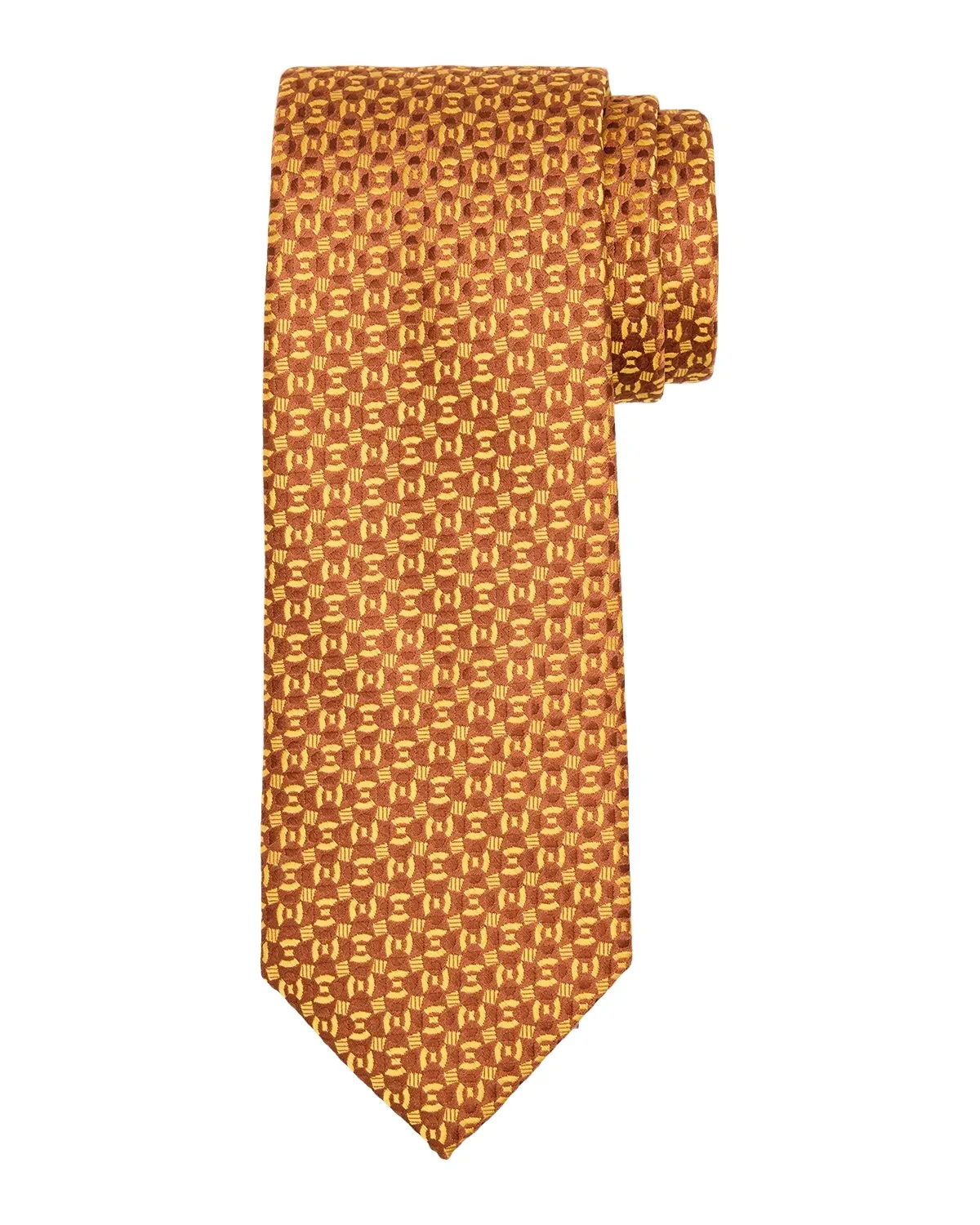 Men's Jacquard Woven Geometric Silk Tie