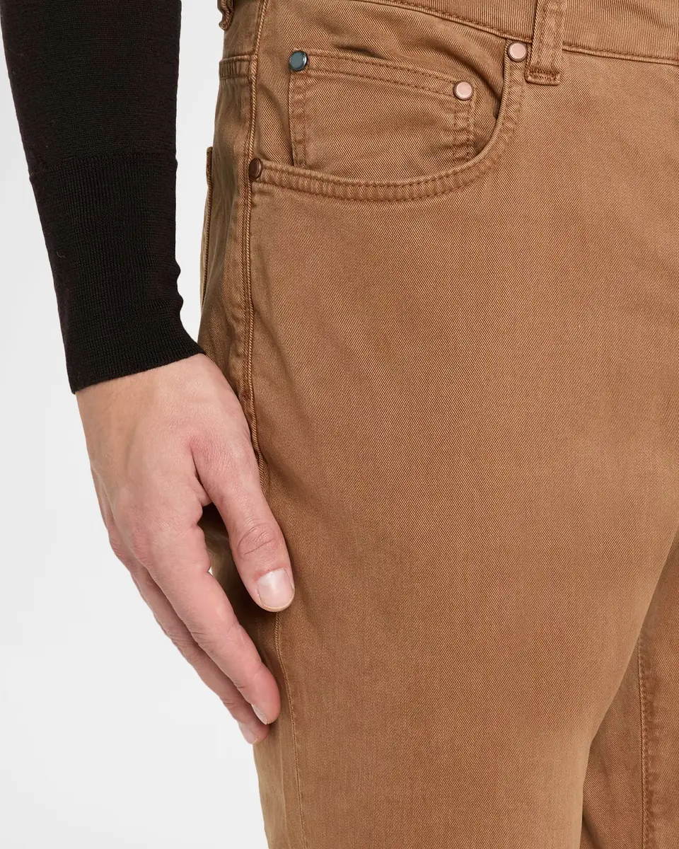 Boglioli Men's Slim Straight-Leg Cotton-Blend Five-Pocket Pants | Thumbnail 5 Boglioli Men's Slim Straight-Leg Cotton-Blend Five-Pocket Pants | Thumbnail 5