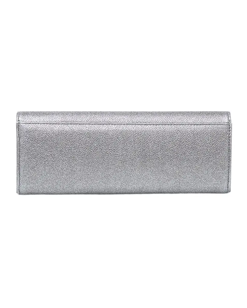 MICHELLE WILHITE Mini Robbie Metallic Flap Clutch Bag