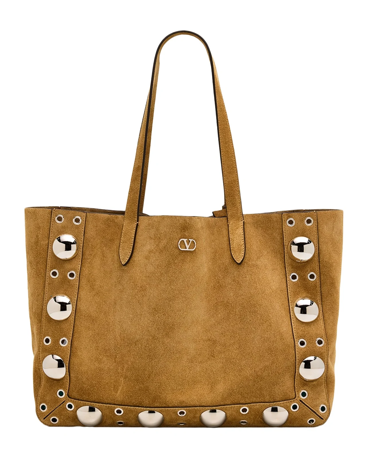 Nellcote Large Studded Suede Tote Bag Nellcote Large Studded Suede Tote Bag