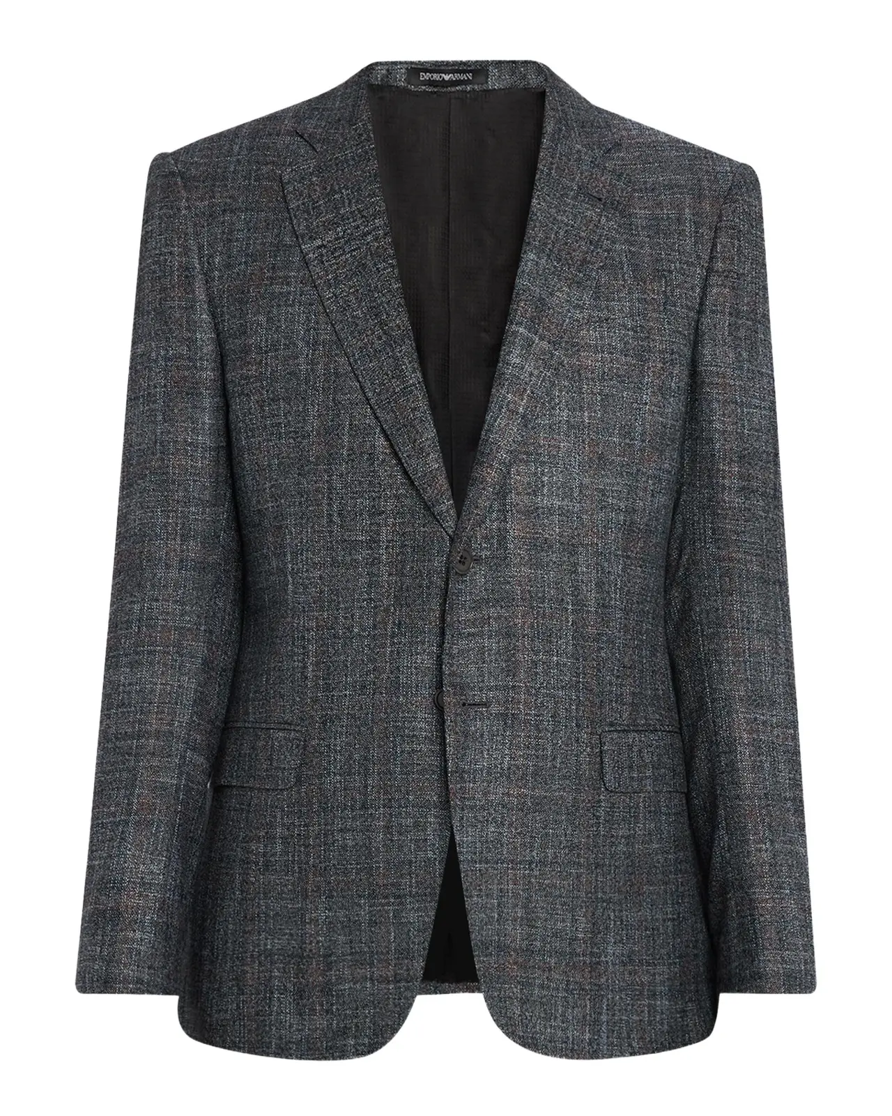 Men's G Line Blurred Plaid Wool Sports Jacket