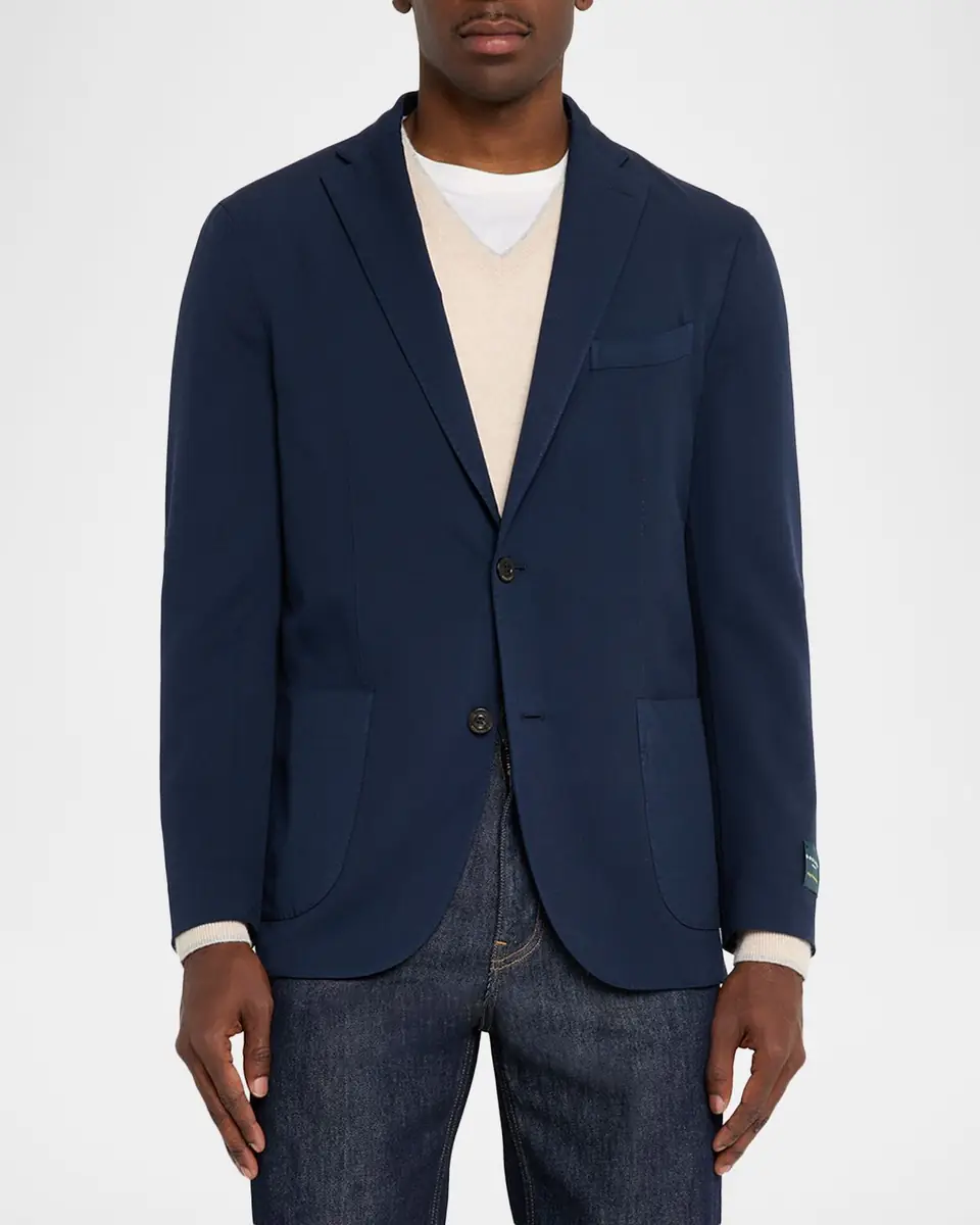 Boglioli Men's Wool Two-Button Jacket | Thumbnail 4
