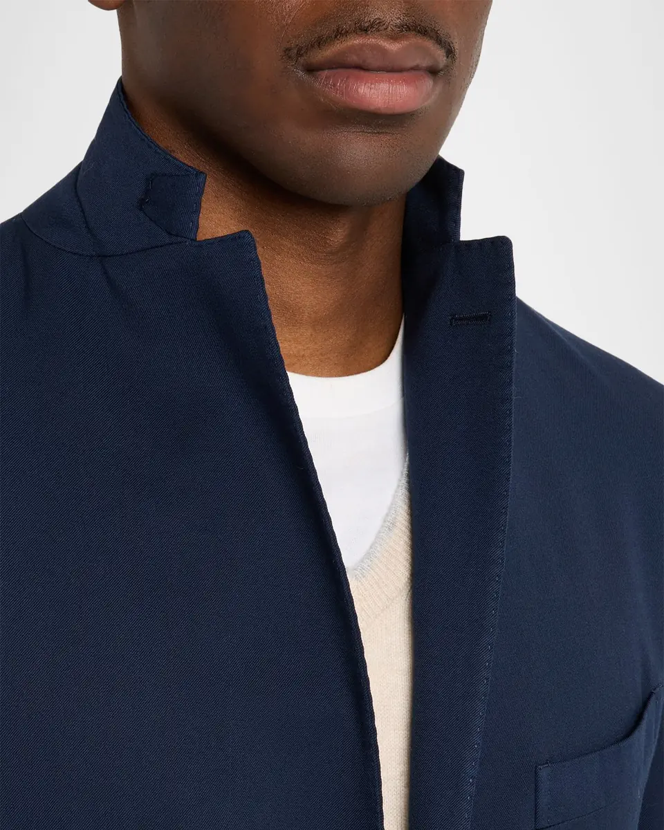 Boglioli Men's Wool Two-Button Jacket | Thumbnail 7