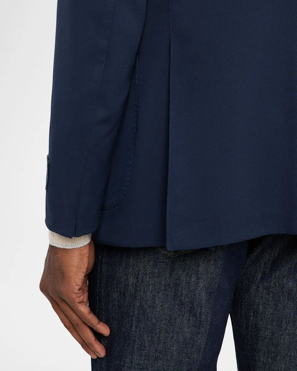 Boglioli Men's Wool Two-Button Jacket | Thumbnail 8