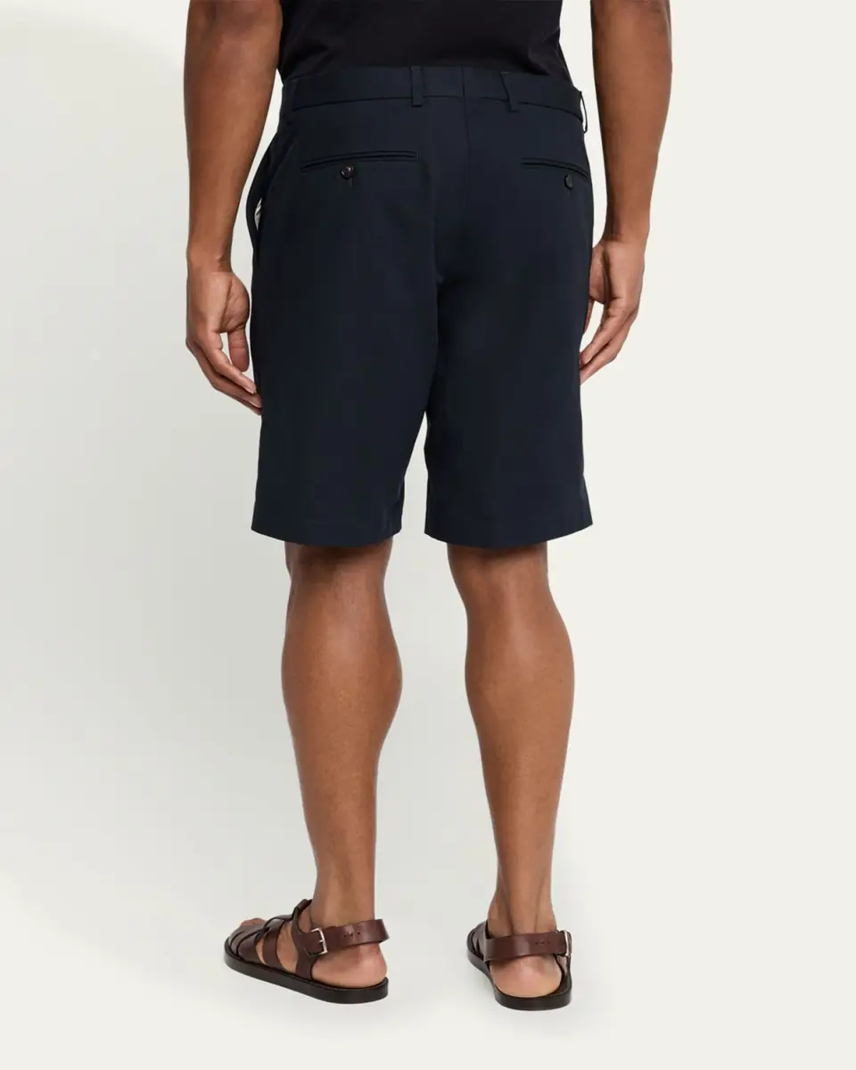 Loro Piana Men's Jarno Flat-Front Bermuda Shorts | Thumbnail 5 Loro Piana Men's Jarno Flat-Front Bermuda Shorts | Thumbnail 5