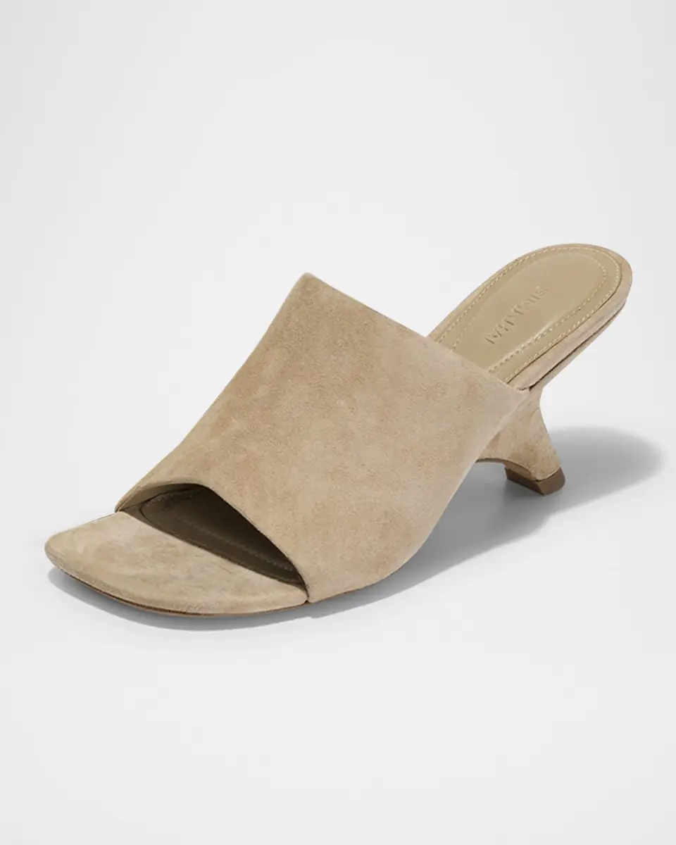 SIMKHAI Shadow Suede Mule Sandals | Thumbnail 3