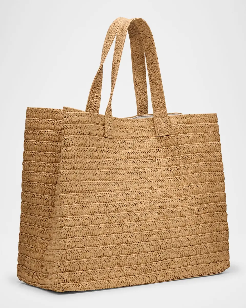 BTB Los Angeles You Me And The Sea Woven Straw Tote Bag | Thumbnail 3 BTB Los Angeles You Me And The Sea Woven Straw Tote Bag | Thumbnail 3