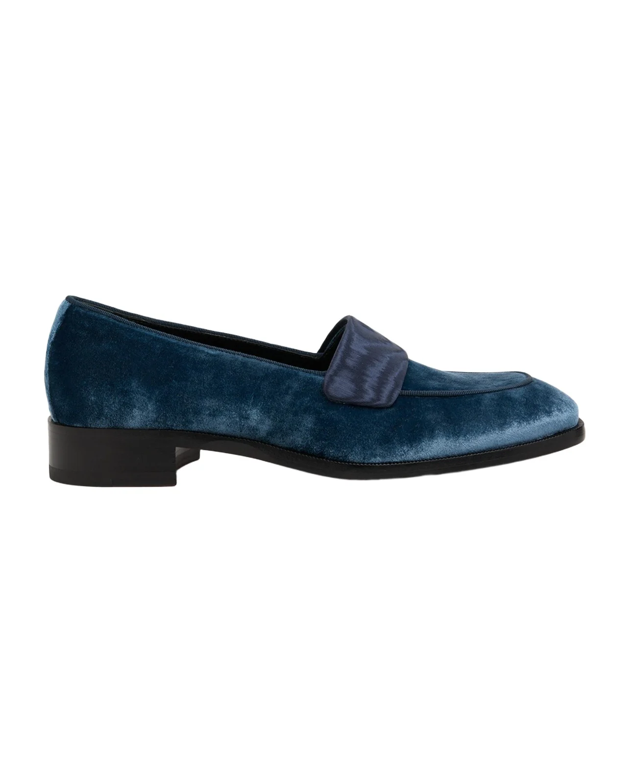 Christian Louboutin Men's O Louvre Velvet Loafers