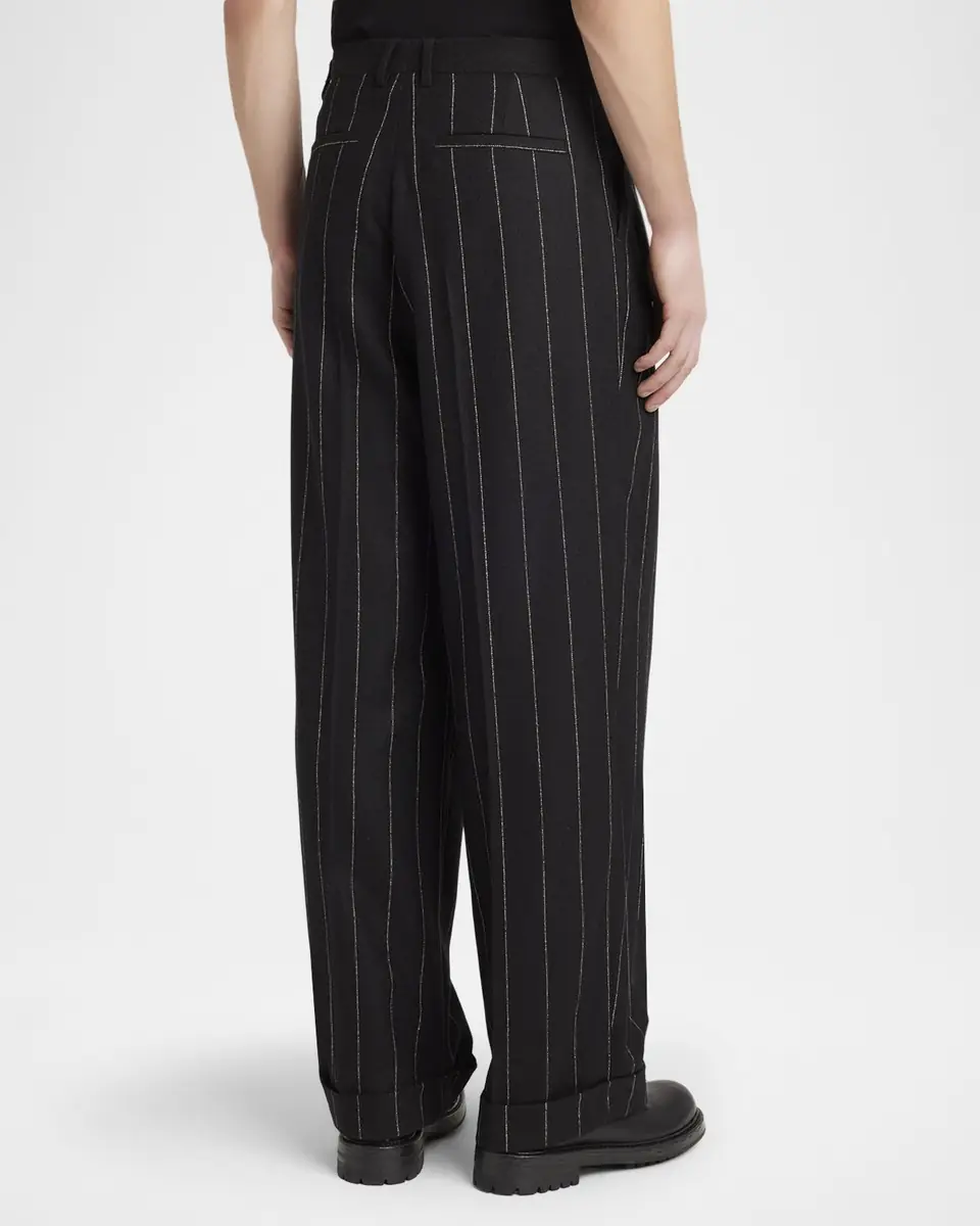 Dolce & Gabbana Men's Pleated Pinstripe Pants | Thumbnail 3 Dolce & Gabbana Men's Pleated Pinstripe Pants | Thumbnail 3