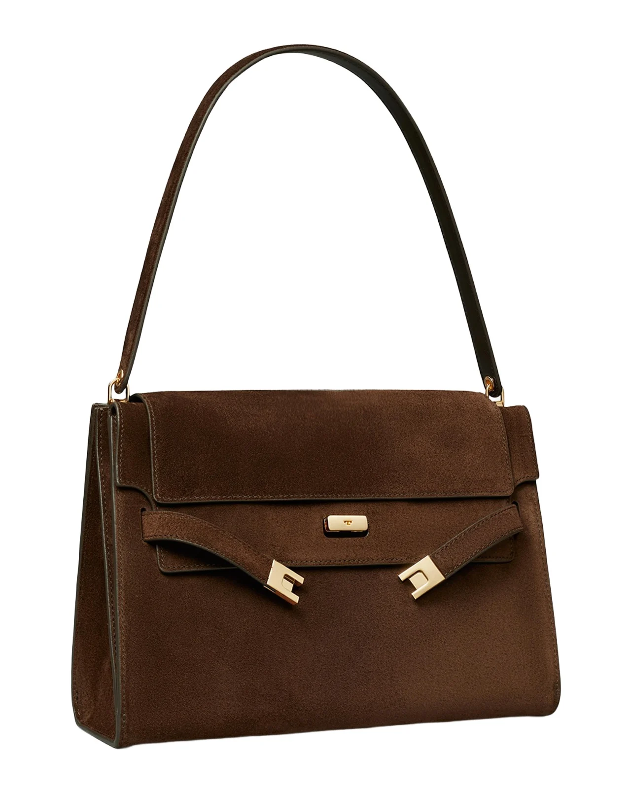 Large Suede Shoulder Bag