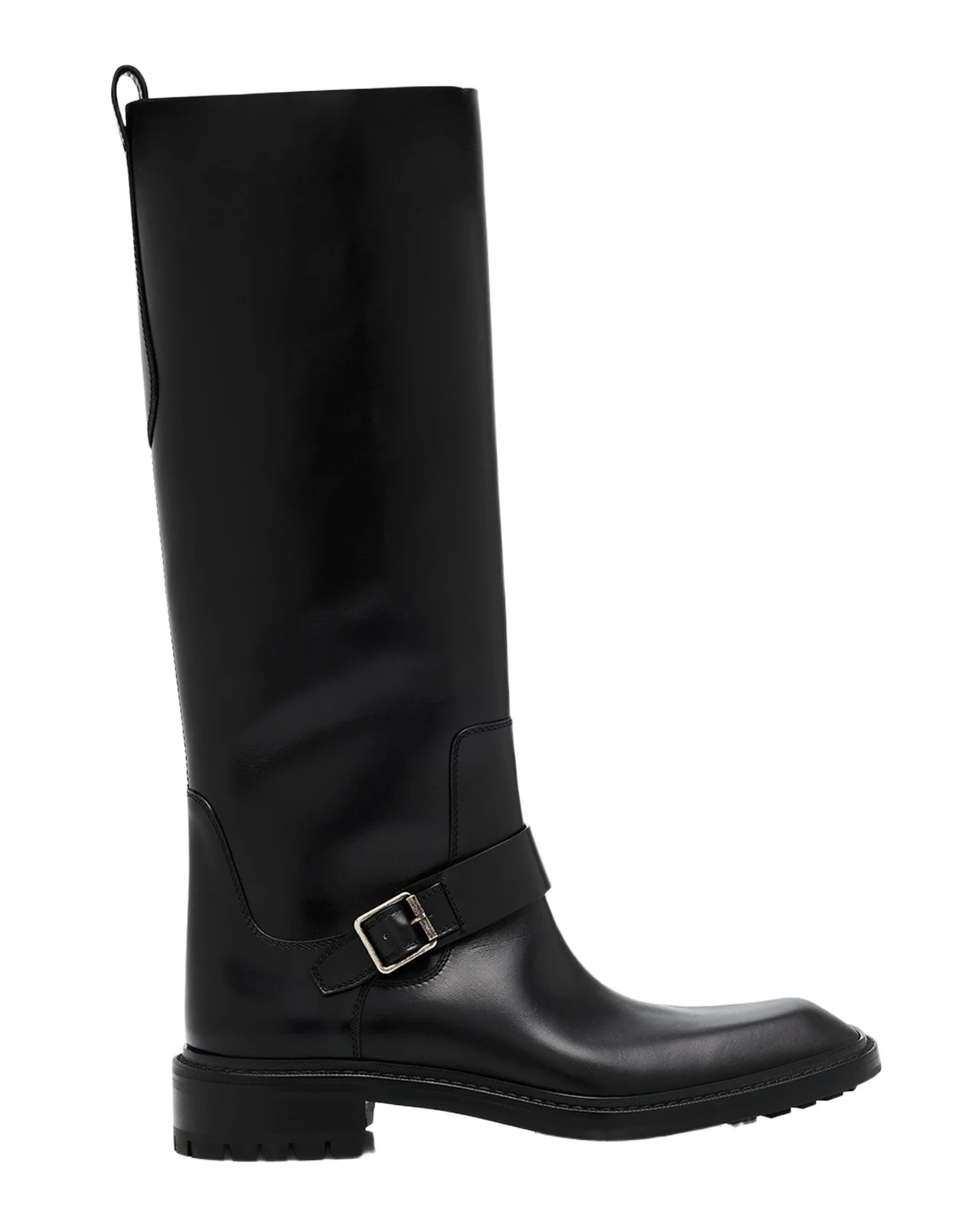 Saint Laurent Men's Vadim Smooth Calfskin Rubber-Sole High Boots