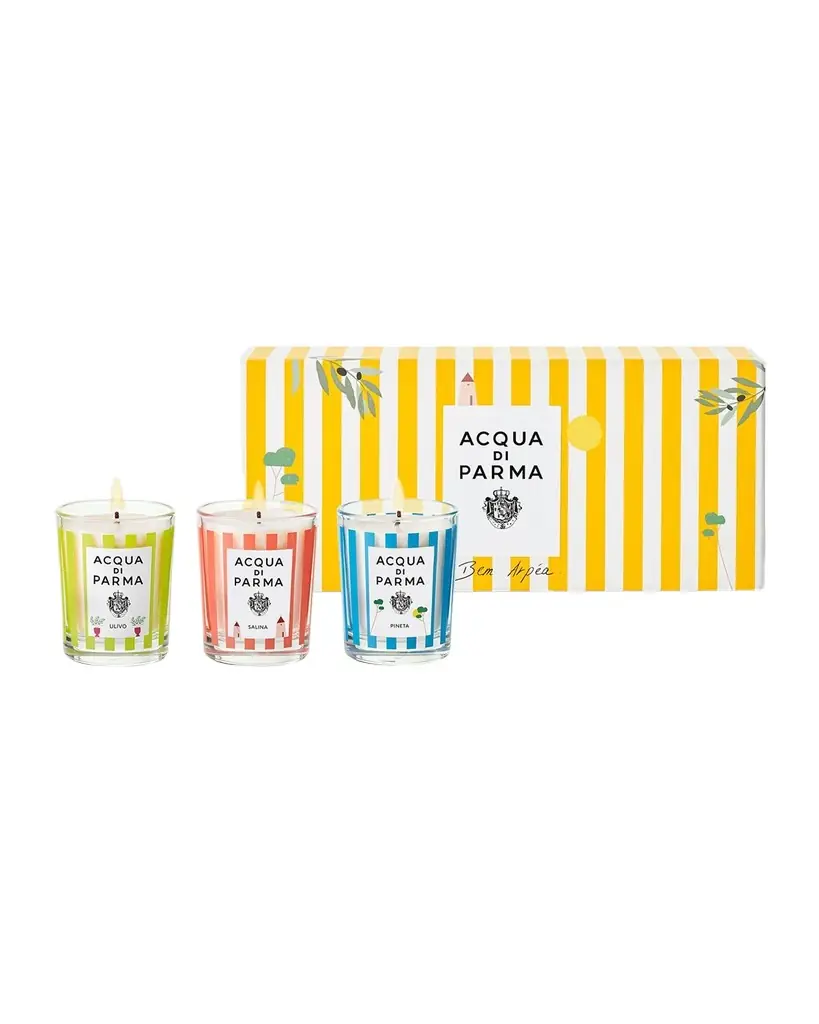 Acqua di Parma Summer Candle Trio Set, 3 x 2.47 oz.