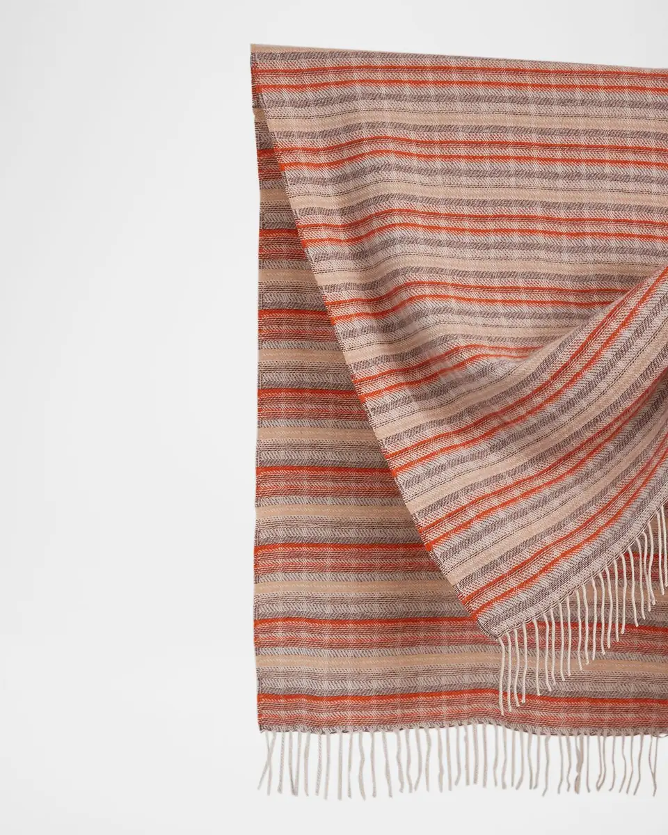 Sand River Tibetan Cashmere Tasseled Throw | Thumbnail 2 Sand River Tibetan Cashmere Tasseled Throw | Thumbnail 2