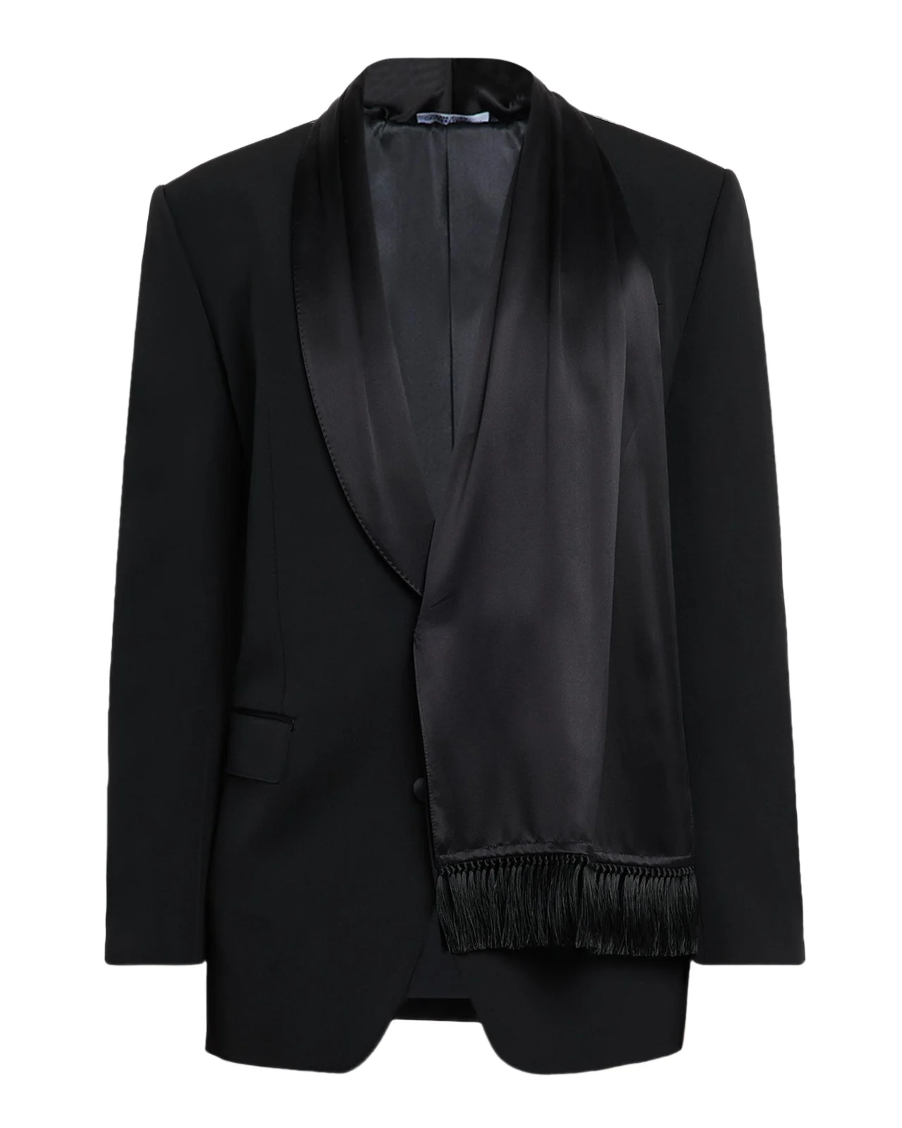 Dolce & Gabbana Men's Silk Scarf and Shawl-Lapel Dinner Jacket