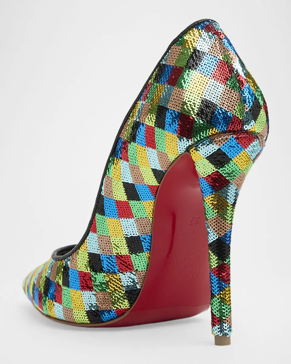 Christian Louboutin 100mm Miss Z Sequined Harlequin Pumps | Thumbnail 2 Christian Louboutin 100mm Miss Z Sequined Harlequin Pumps | Thumbnail 2
