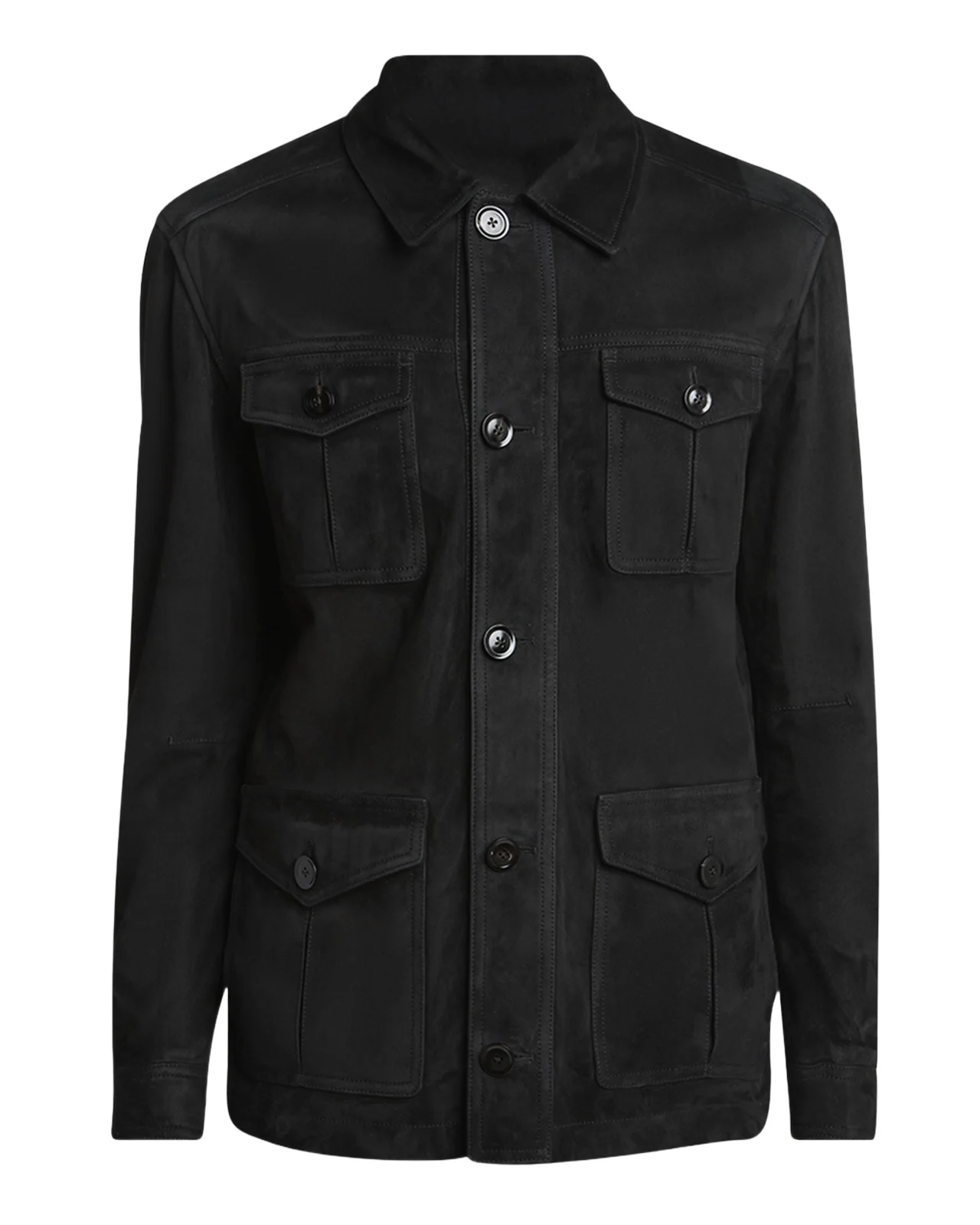 Tom Ford Men's Suede Four-Pocket Military Jacket