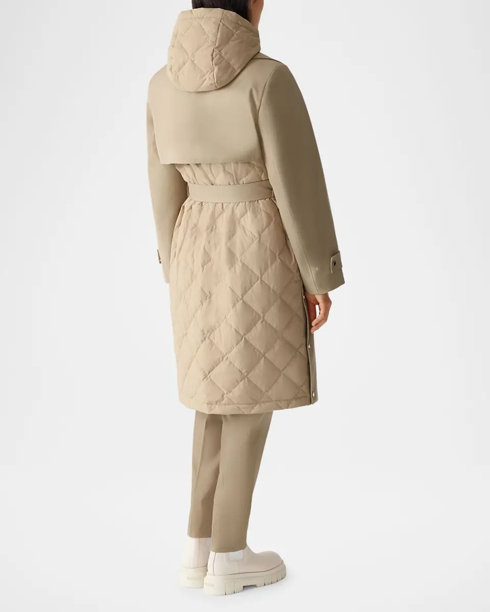 Mackage Siobhan Trench Coat with Removable Down Bib | Thumbnail 3 Mackage Siobhan Trench Coat with Removable Down Bib | Thumbnail 3