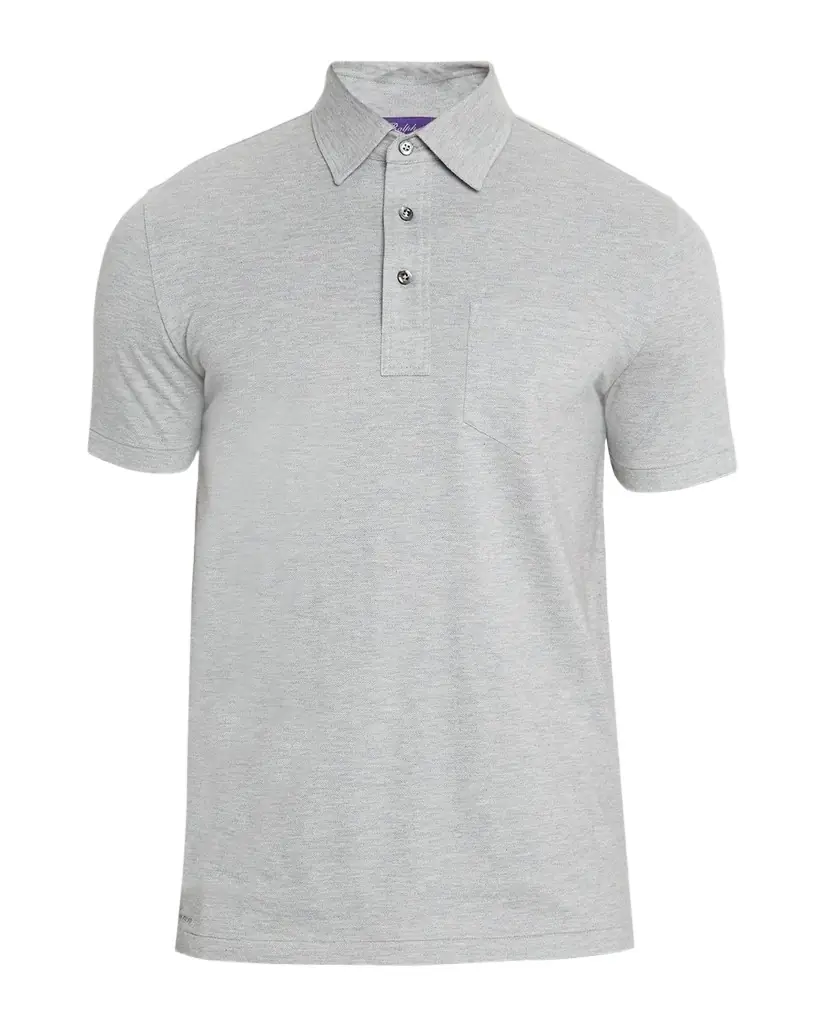 Ralph Lauren Purple Label Cotton-Cashmere Piqué Polo Shirt | Image 1 Ralph Lauren Purple Label Cotton-Cashmere Piqué Polo Shirt | Image 1