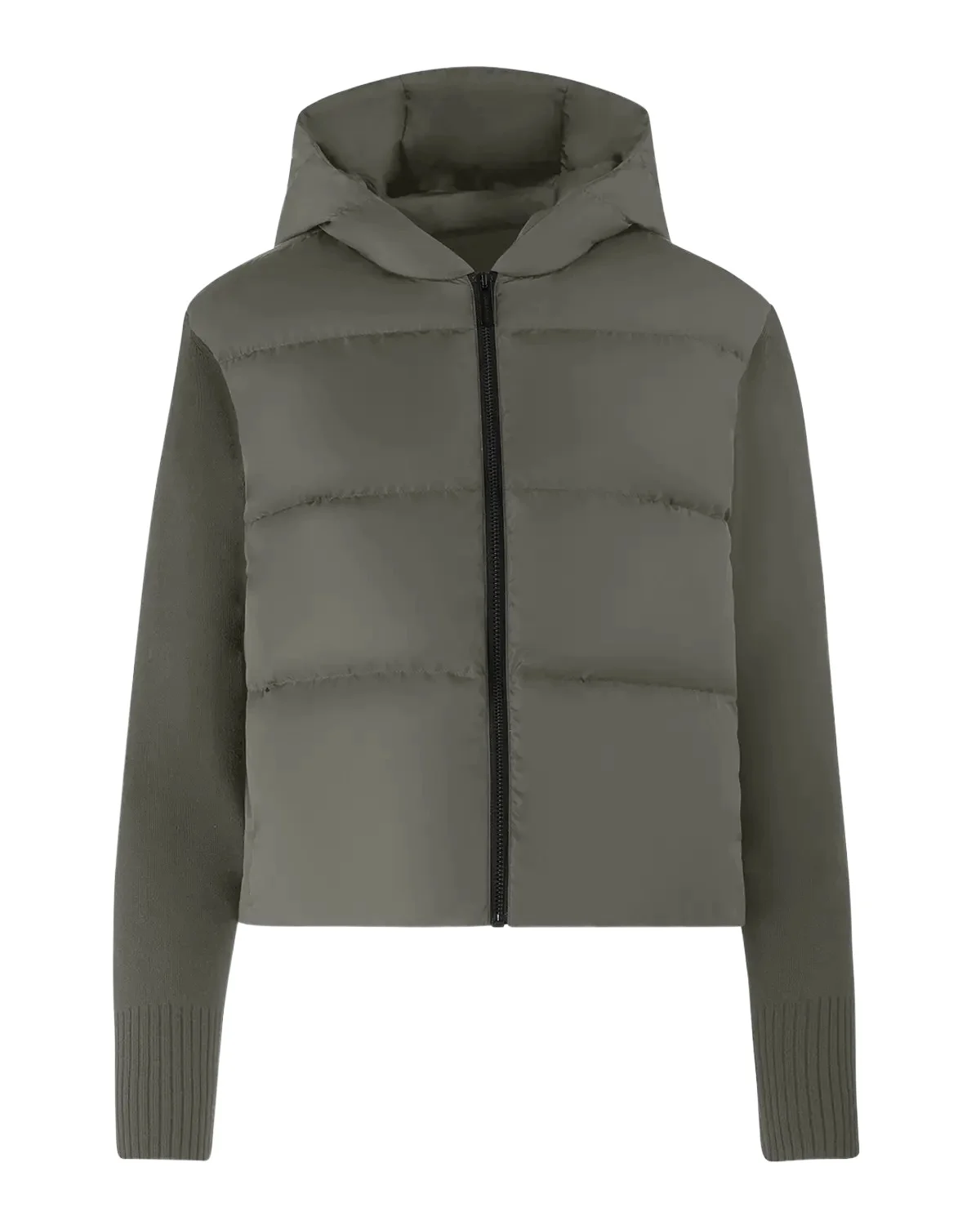 HyBridge Wide Quilt Knit Hoodie HyBridge Wide Quilt Knit Hoodie