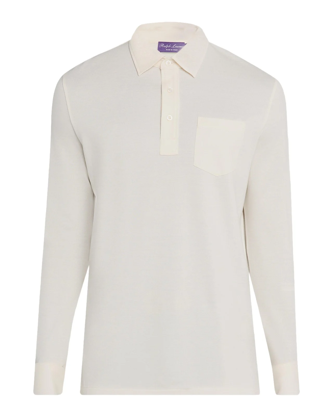 Men's Cotton-Cashmere Piqué Polo Shirt