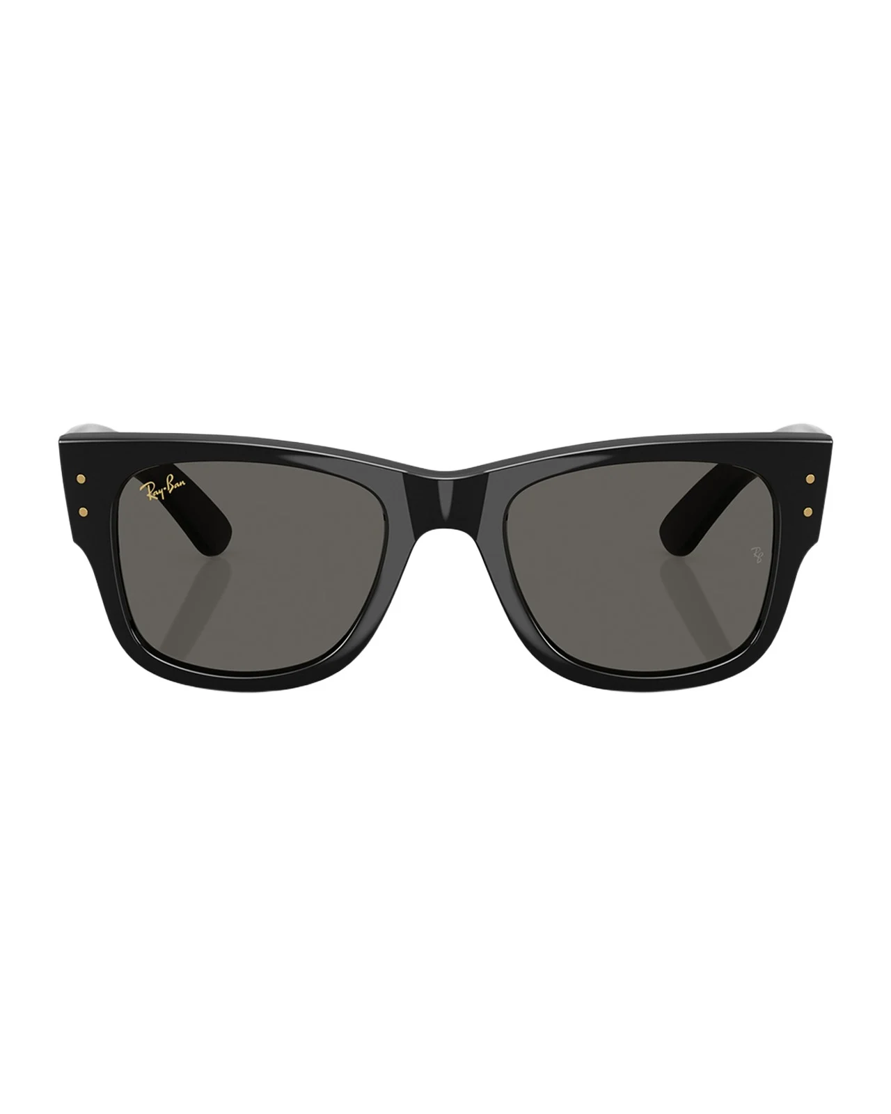Ray-Ban Men's RB0840S Mega Wayfarer A$AP ROCKY Blacked Out Collection Square Sunglasses