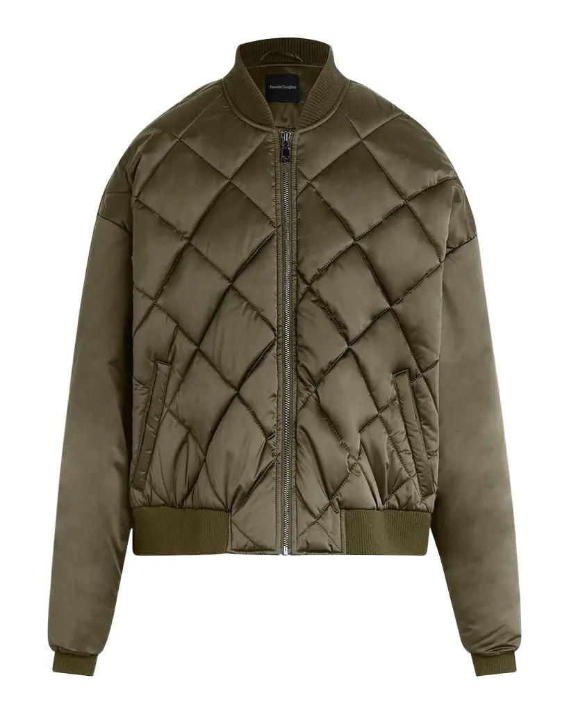 Favorite Daughter The Favorite Quilted Bomber Jacket | Image 1 Favorite Daughter The Favorite Quilted Bomber Jacket | Image 1