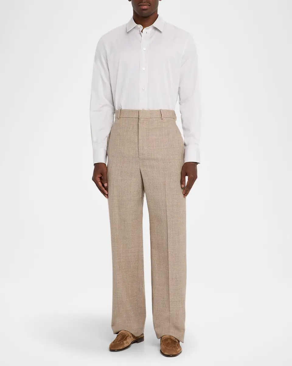 Saint Laurent Men's Straight-Leg Trousers | Thumbnail 2