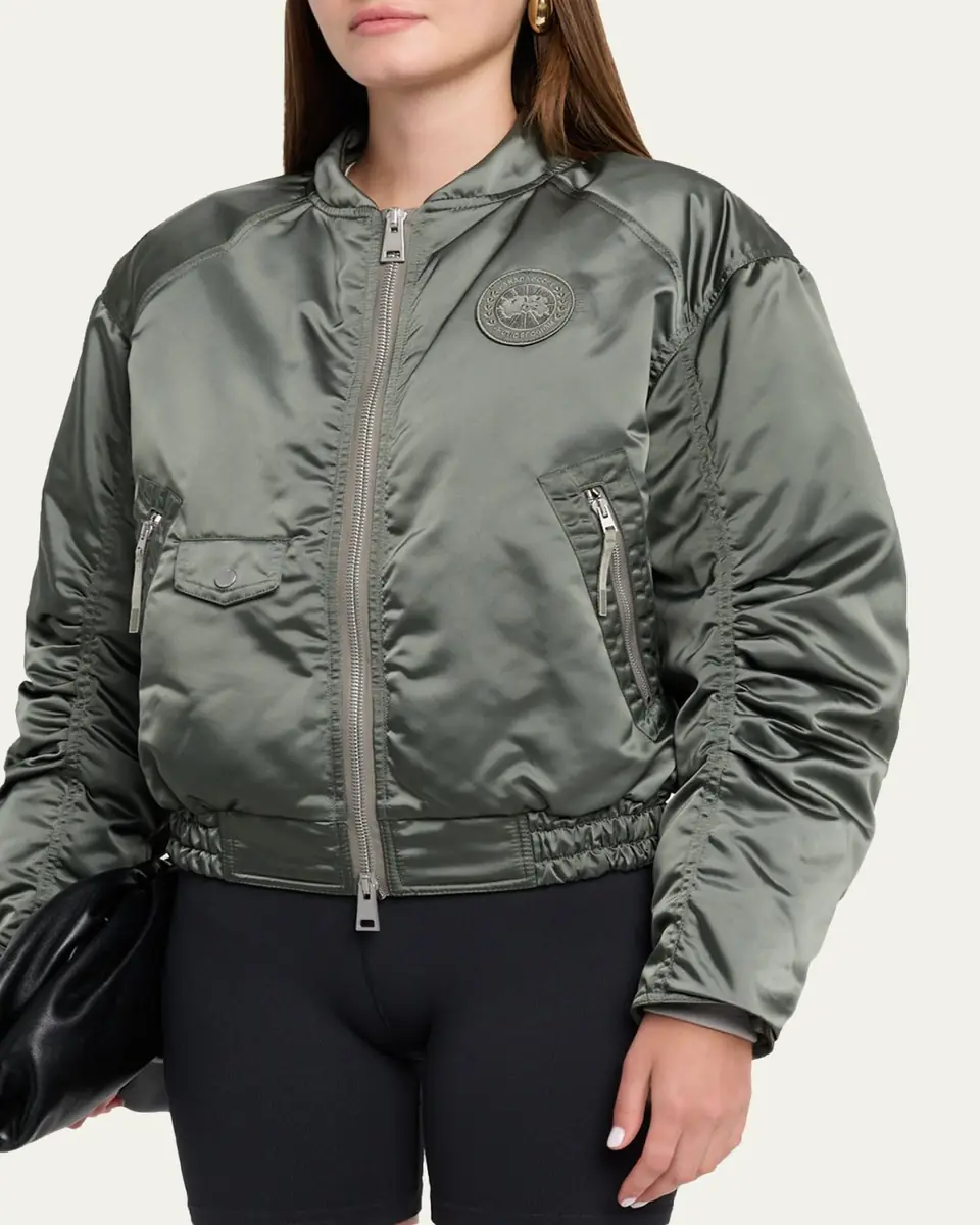 Canada Goose Jade Down Satin Bomber Jacket | Thumbnail 7