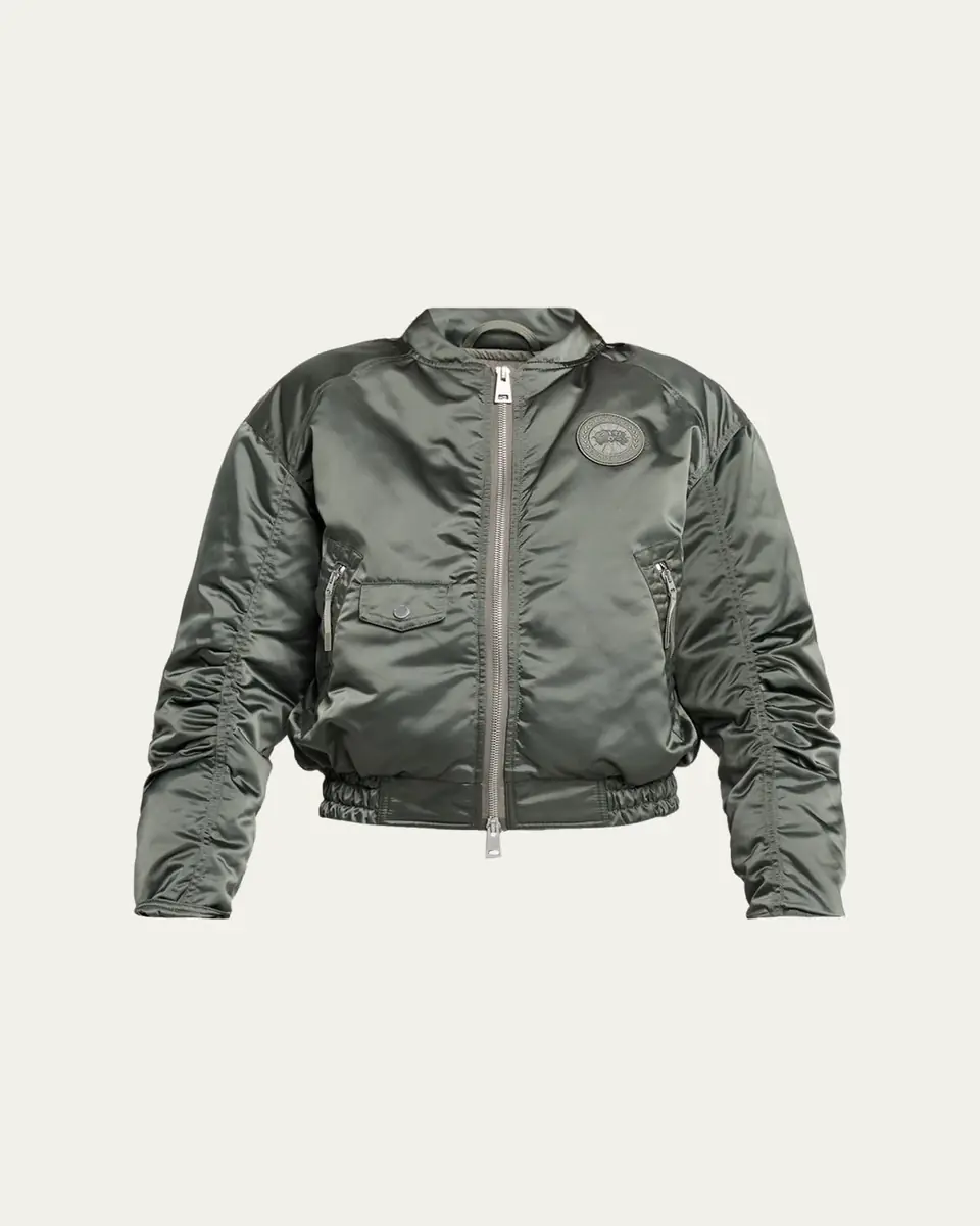 Canada Goose Jade Down Satin Bomber Jacket | Thumbnail 9