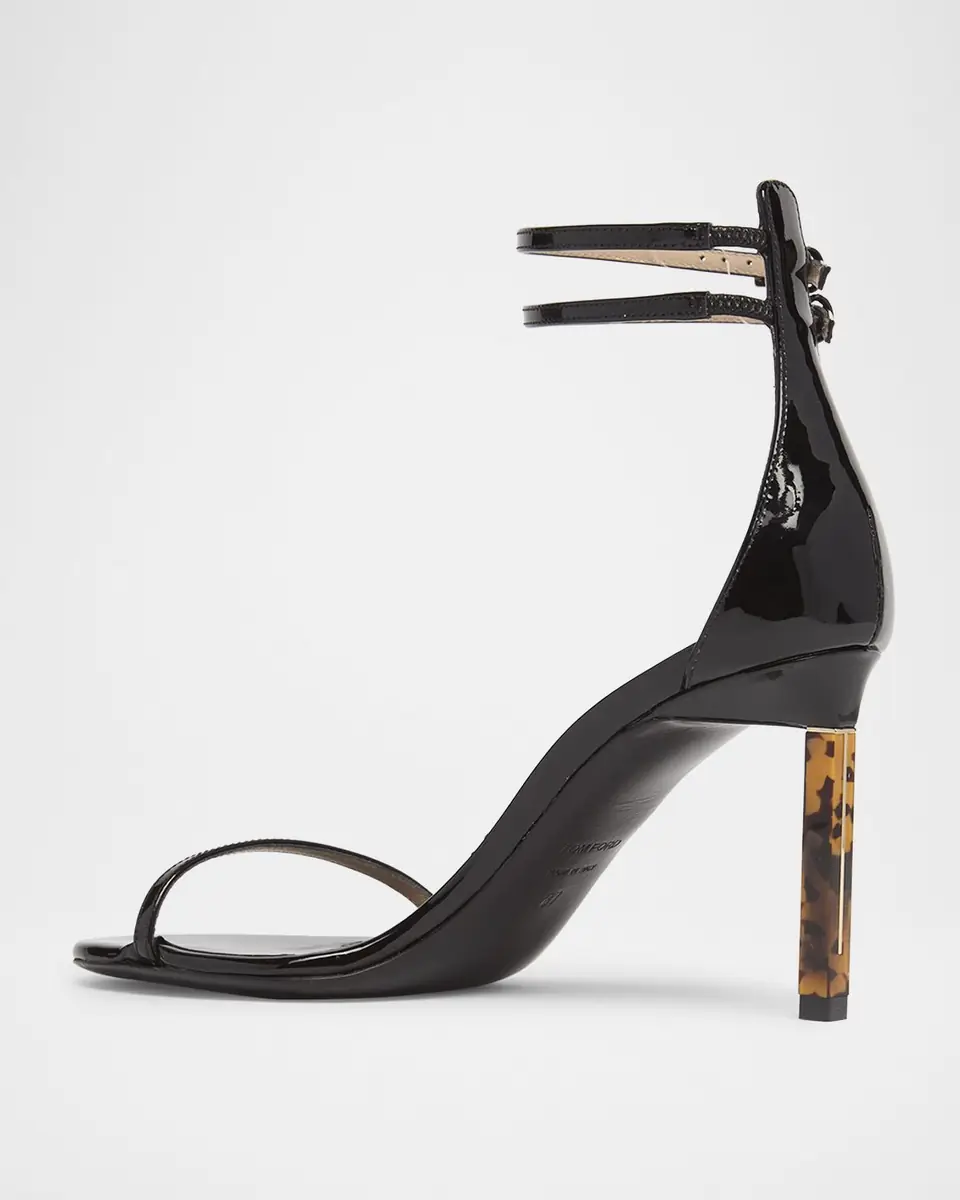 Tom Ford Patent Leather Double Ankle Strap Sandals | Thumbnail 3 Tom Ford Patent Leather Double Ankle Strap Sandals | Thumbnail 3
