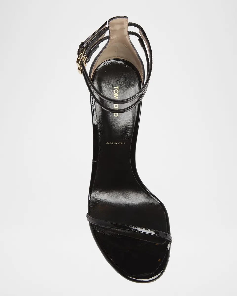 Tom Ford Patent Leather Double Ankle Strap Sandals | Thumbnail 5 Tom Ford Patent Leather Double Ankle Strap Sandals | Thumbnail 5