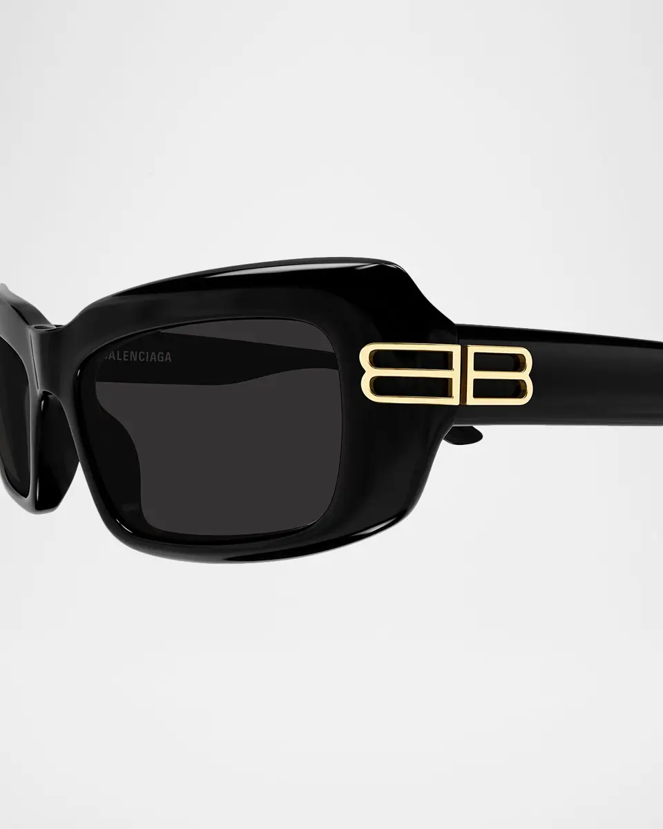 Balenciaga BB 53mm Acetate Rectangular Sunglasses | Thumbnail 2 Balenciaga BB 53mm Acetate Rectangular Sunglasses | Thumbnail 2