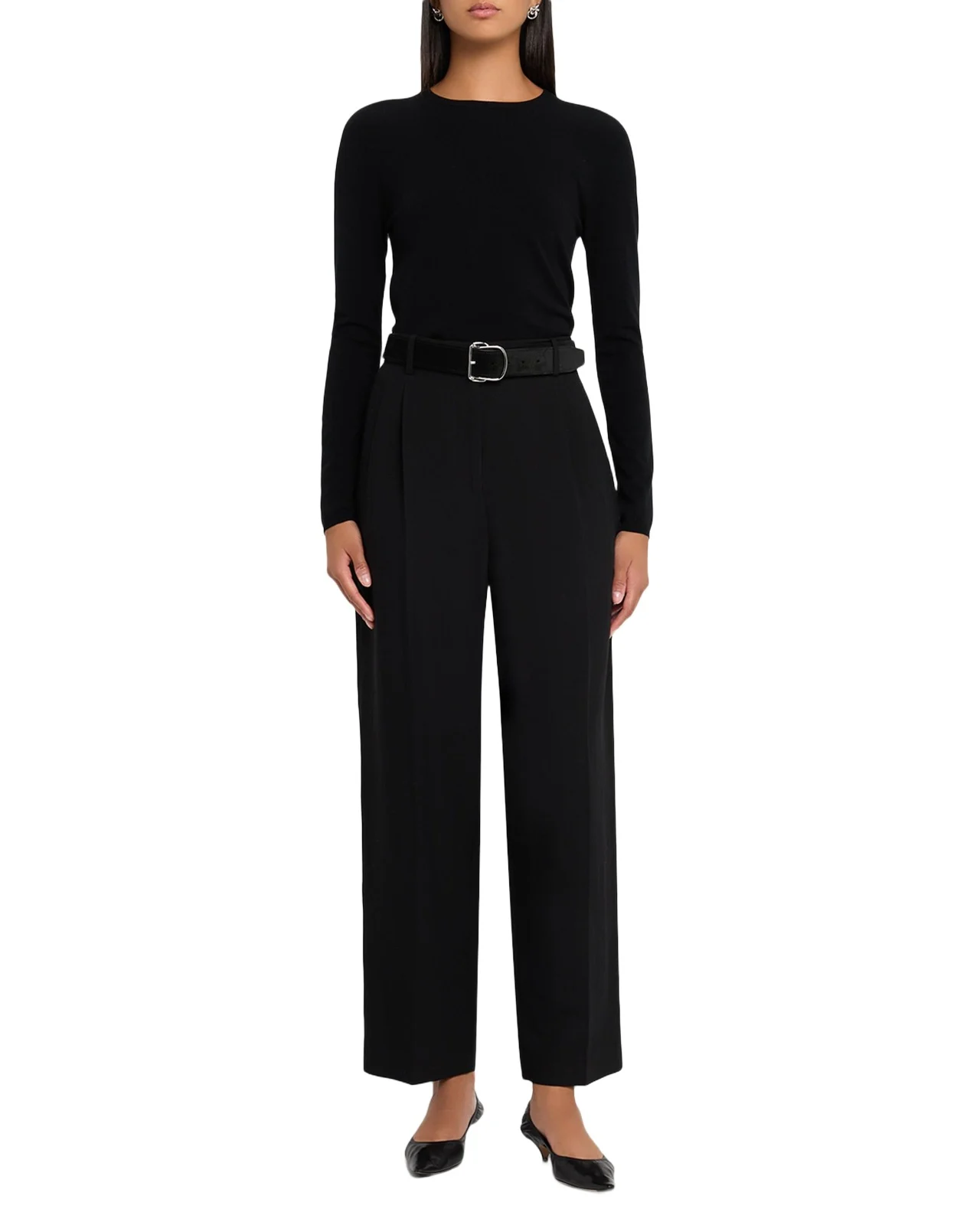 The Row Lissana Long-Sleeve Knit Top