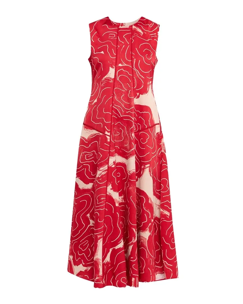 Bennet Sleeveless Floral Flared Midi Dress Bennet Sleeveless Floral Flared Midi Dress