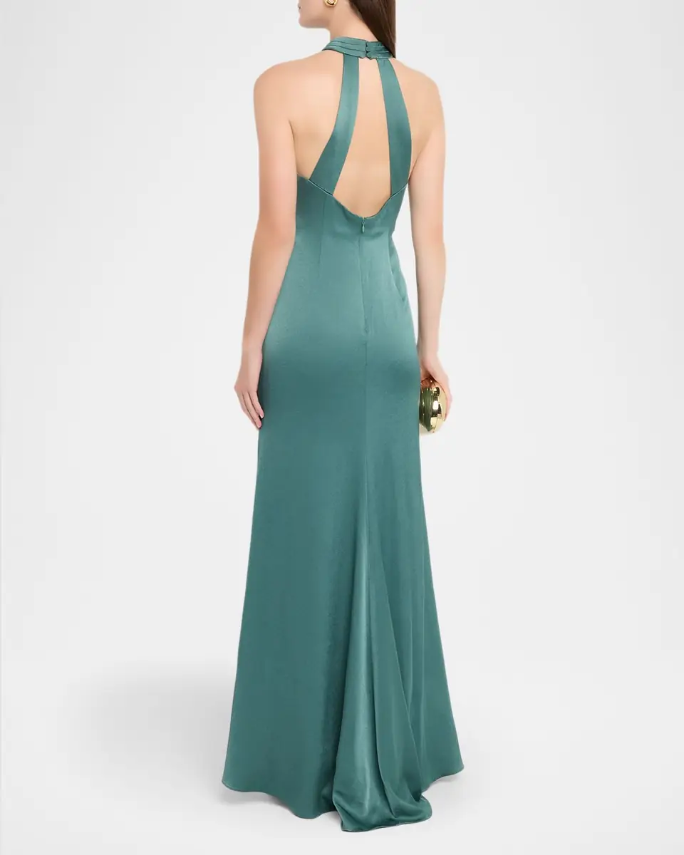 Ungaro Wilde Twist-Front Halter Maxi Dress | Thumbnail 2 Ungaro Wilde Twist-Front Halter Maxi Dress | Thumbnail 2