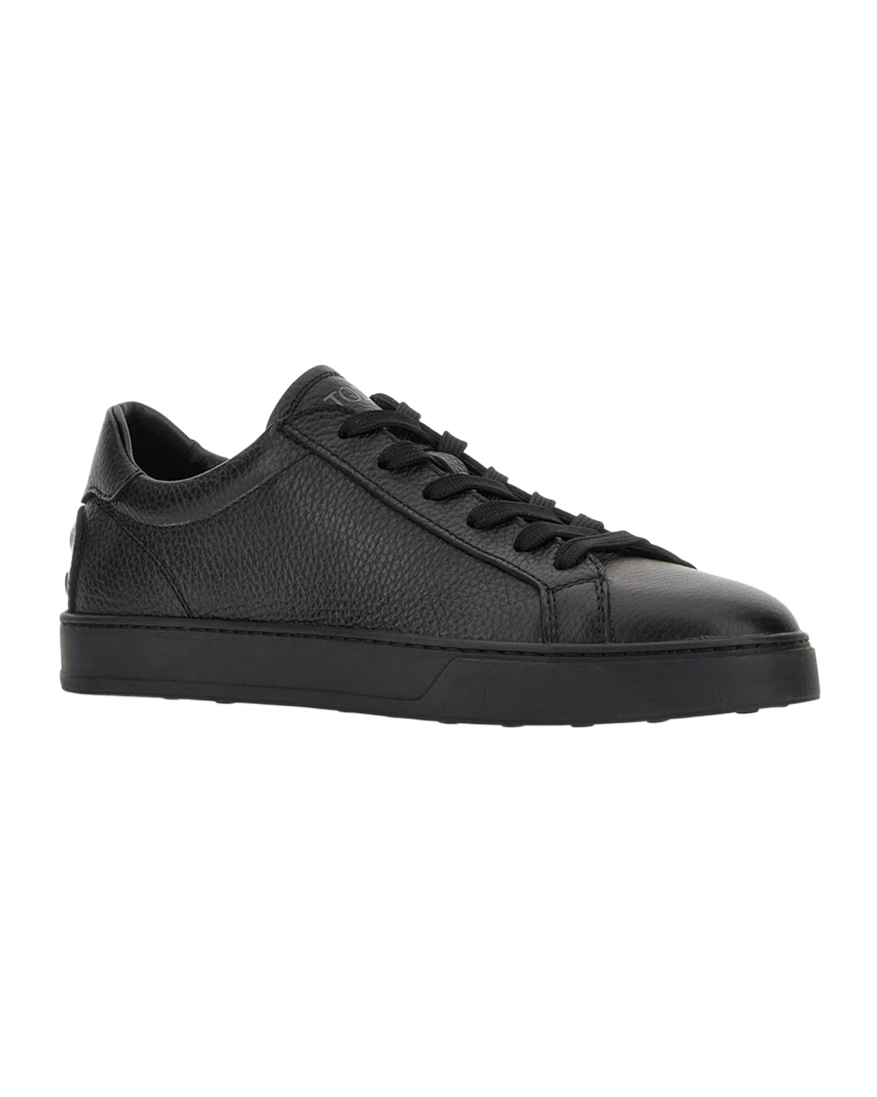 Men's Grained Calfskin Low-Top Sneakers