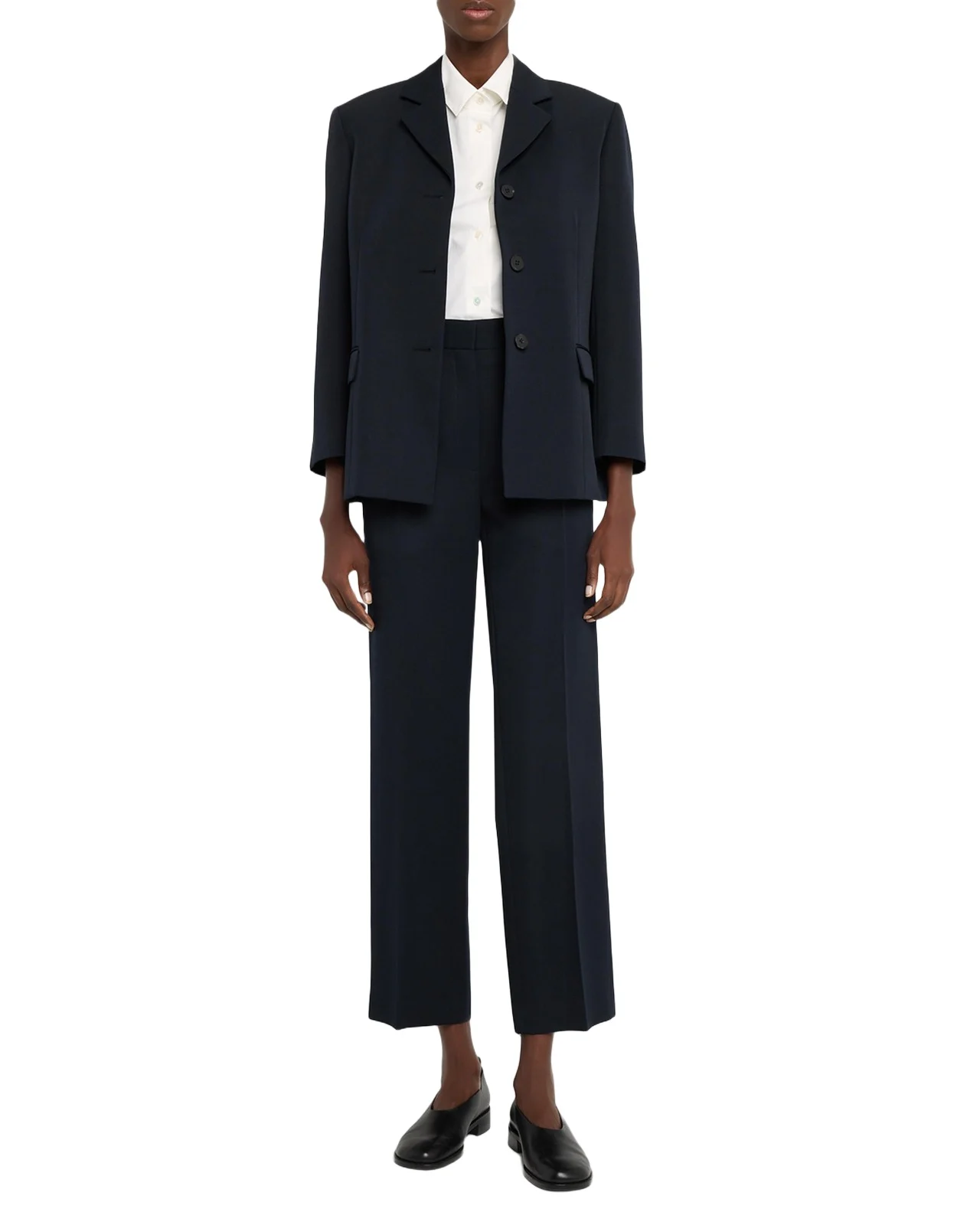 Relian Straight-Leg Wool Ankle Pants Relian Straight-Leg Wool Ankle Pants