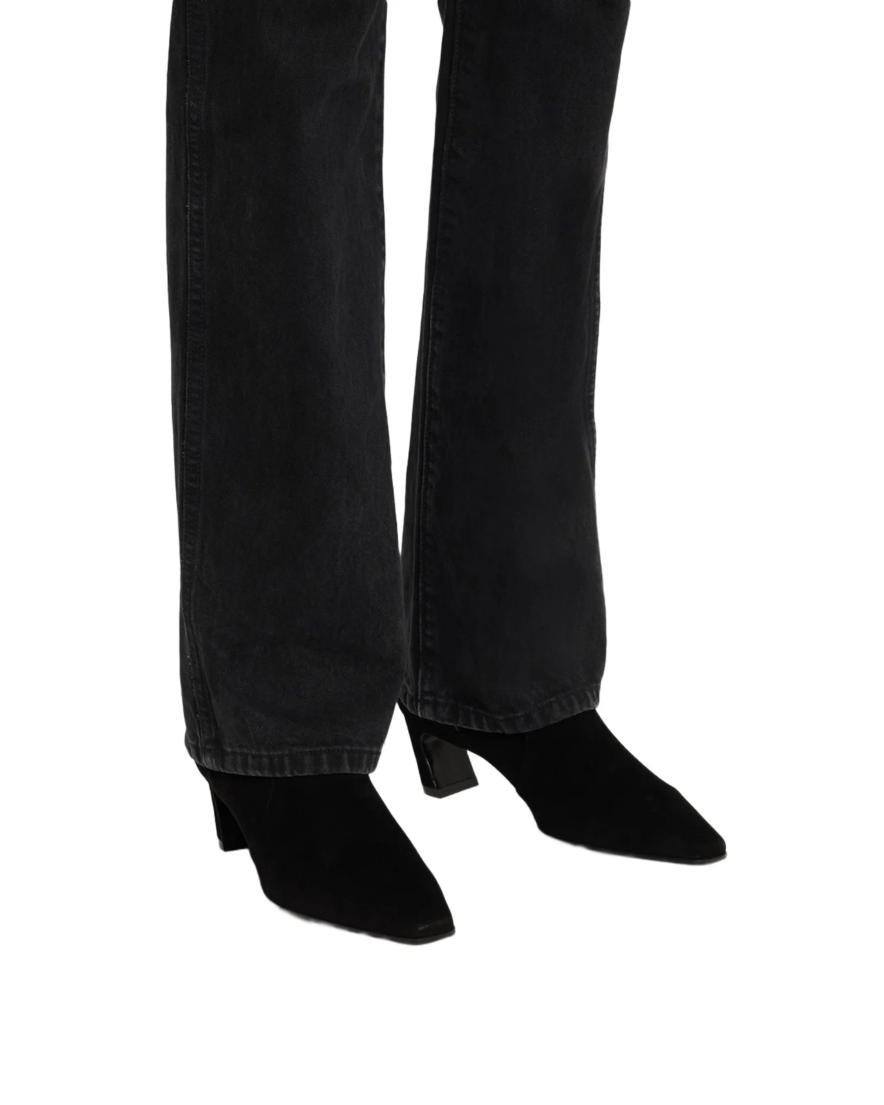 Stassi Suede Zip Booties Stassi Suede Zip Booties
