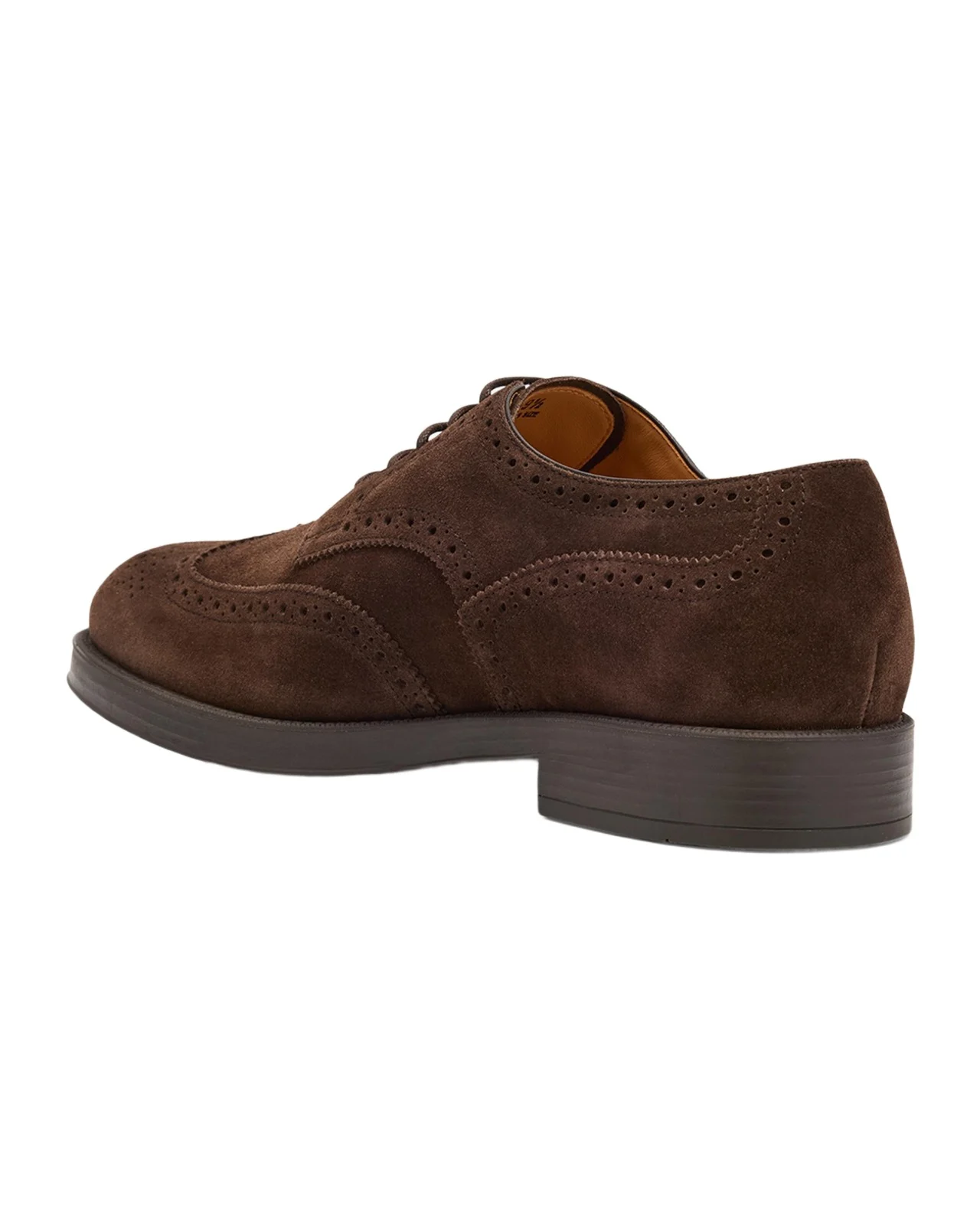Tod's Men's Suede Wingtip Brogue Rubber-Sole Derby Shoes