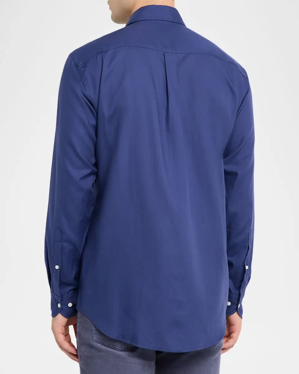 Peter Millar Men's Highlands Twill Sport Shirt | Thumbnail 2 Peter Millar Men's Highlands Twill Sport Shirt | Thumbnail 2