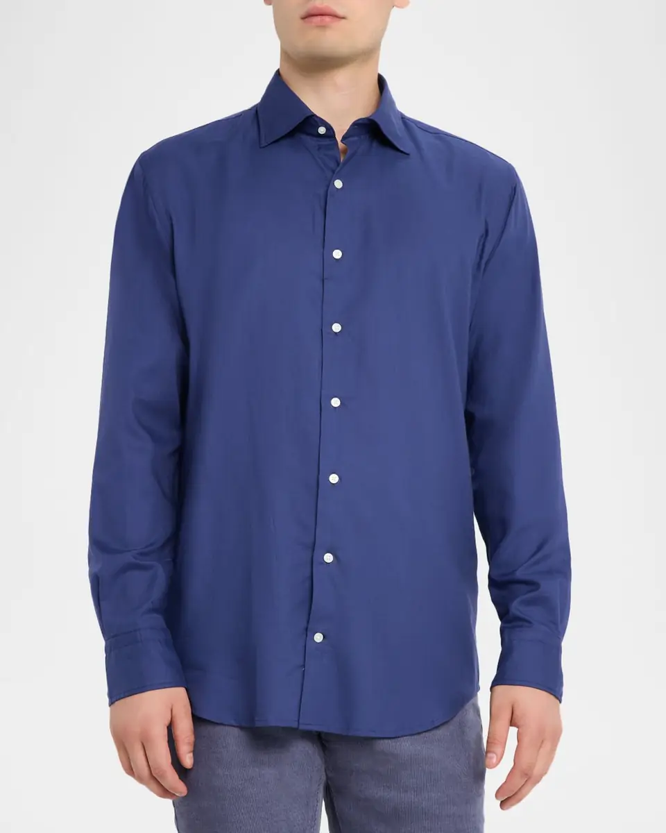 Peter Millar Men's Highlands Twill Sport Shirt | Thumbnail 3 Peter Millar Men's Highlands Twill Sport Shirt | Thumbnail 3