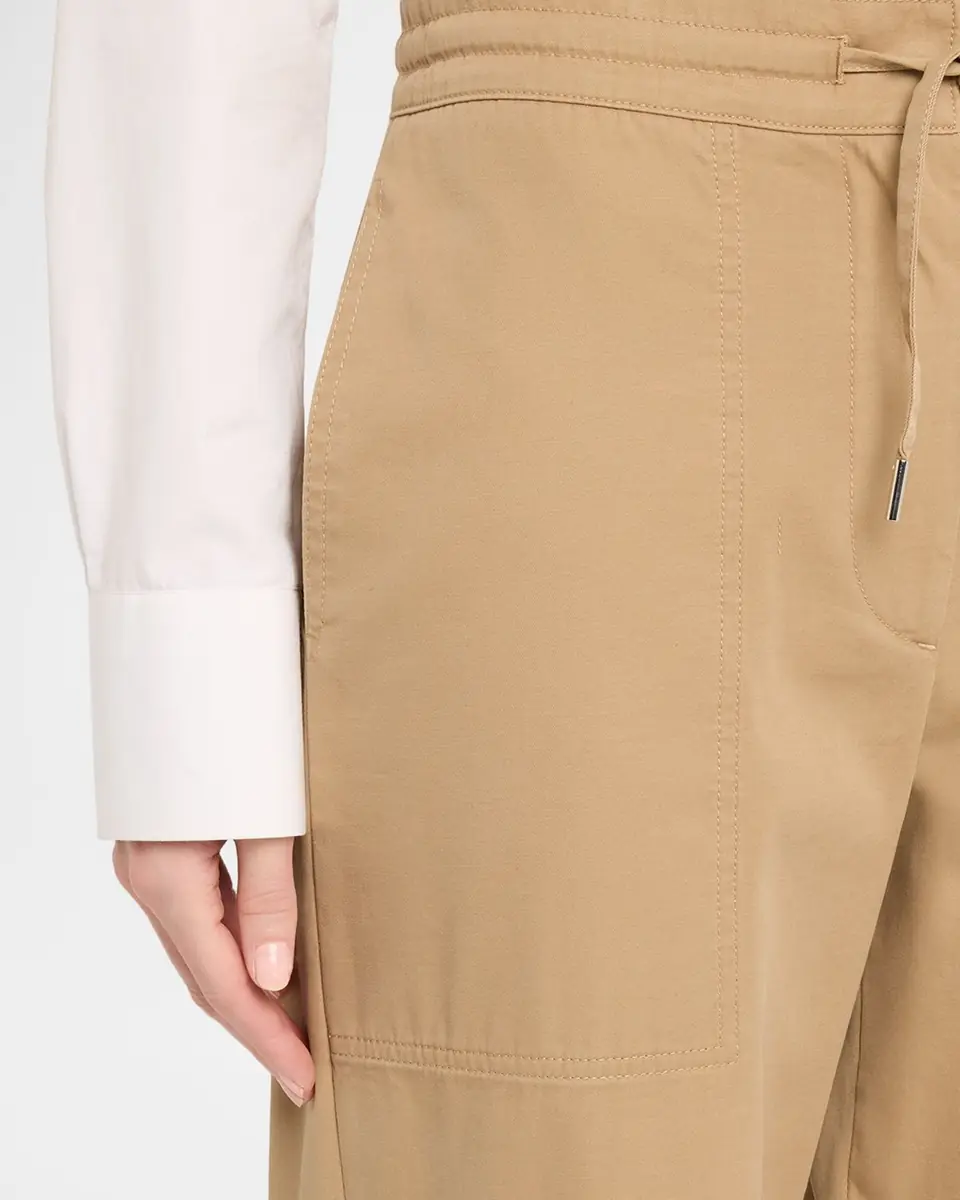 THE ROW Mende Cotton-Cashmere Straight-Leg Pull-On Pants | Thumbnail 5