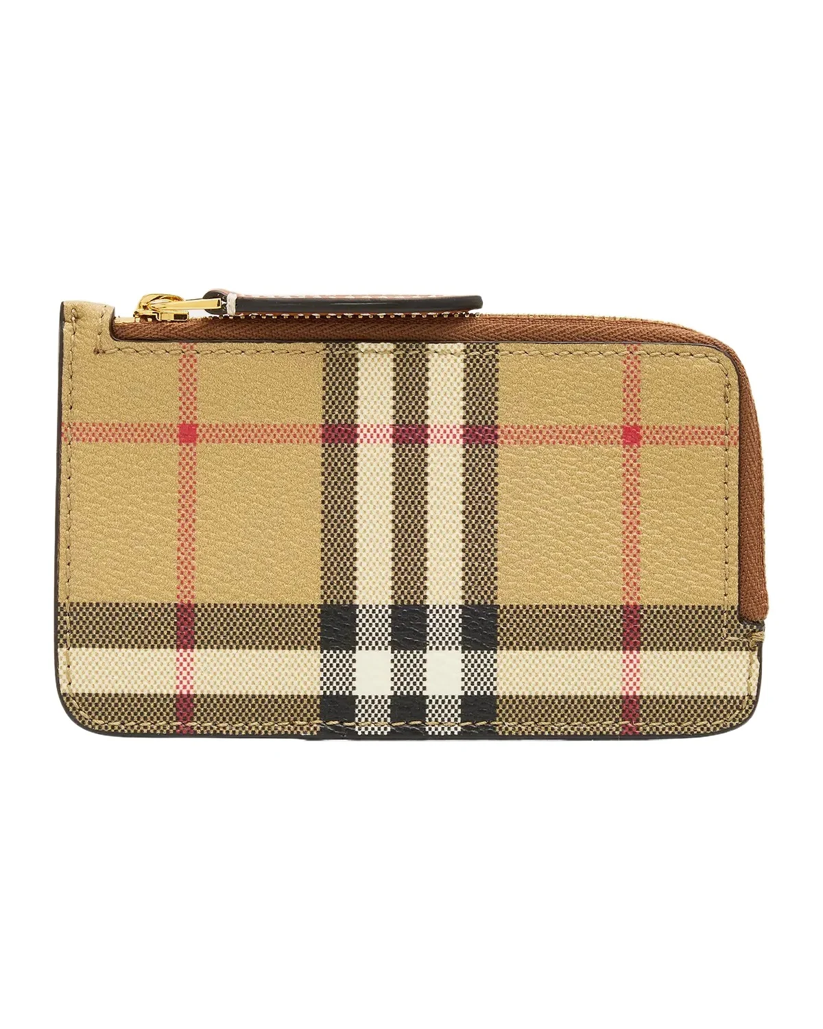 Burberry Somerset Check Grain Leather Wallet