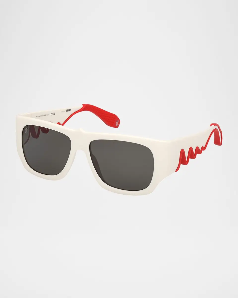 Christian Louboutin Men's LB0016M Acetate Square Sunglasses | Thumbnail 2 Christian Louboutin Men's LB0016M Acetate Square Sunglasses | Thumbnail 2